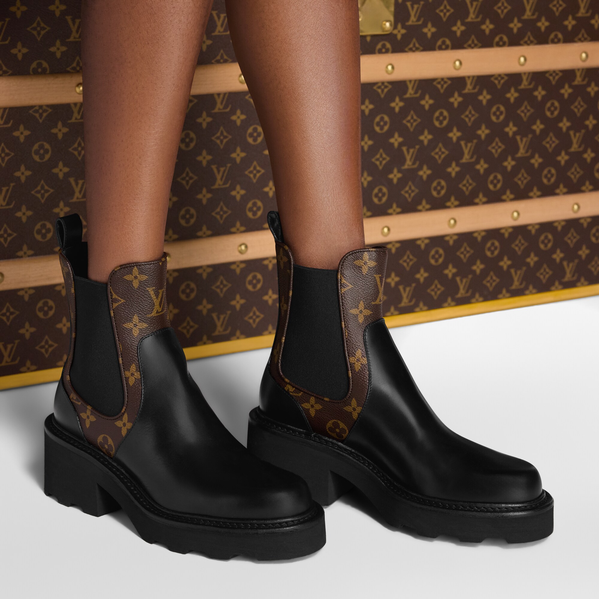Stivaletto Chelsea LV Beaubourg  Donna Calzature Stivali e Stivaletti | LOUIS VUITTON (Zoom prodotto)