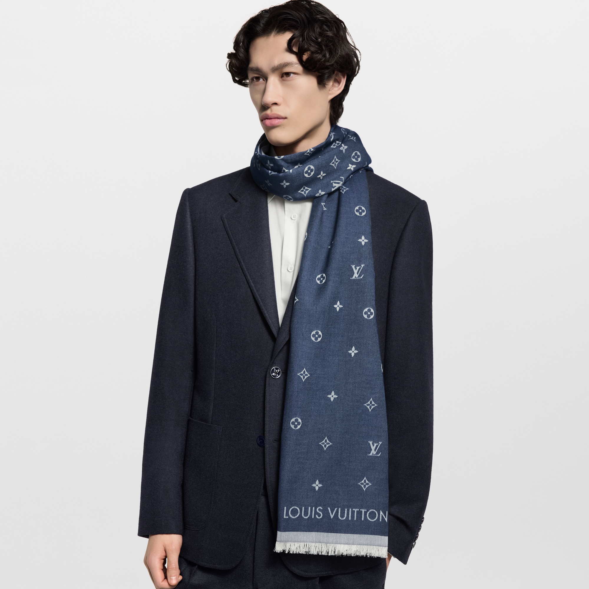 Stola All About Monogram S00 Uomo Accessori Sciarpe | LOUIS VUITTON (Zoom prodotto)