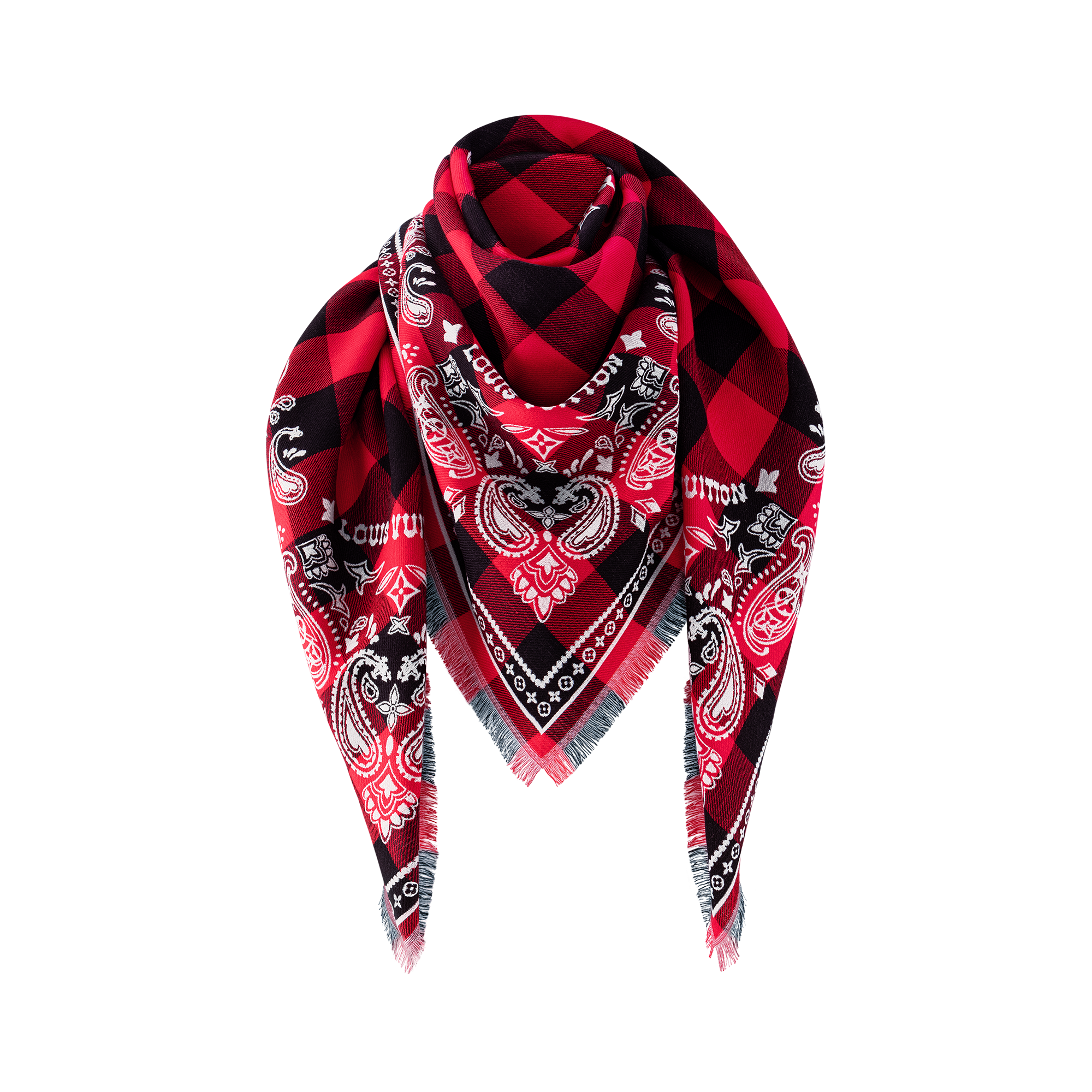 Stola Damier Buffalo S00 Uomo Accessori Sciarpe | LOUIS VUITTON (Zoom prodotto)