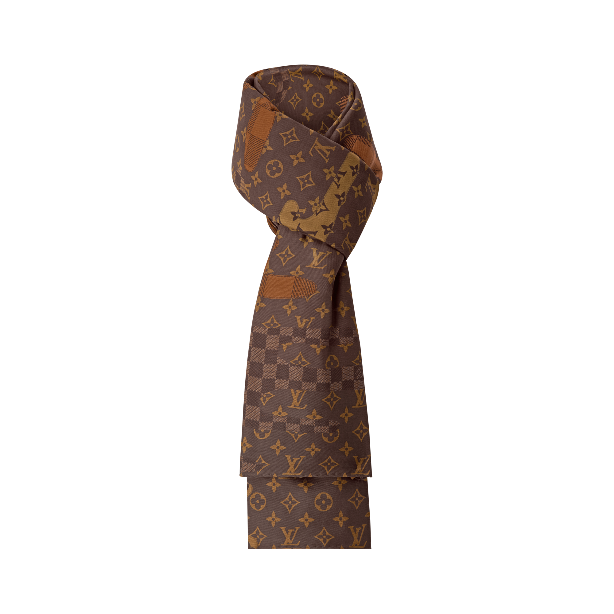 Stola Monogram Landscape S00 Uomo Accessori Sciarpe | LOUIS VUITTON (Zoom prodotto)