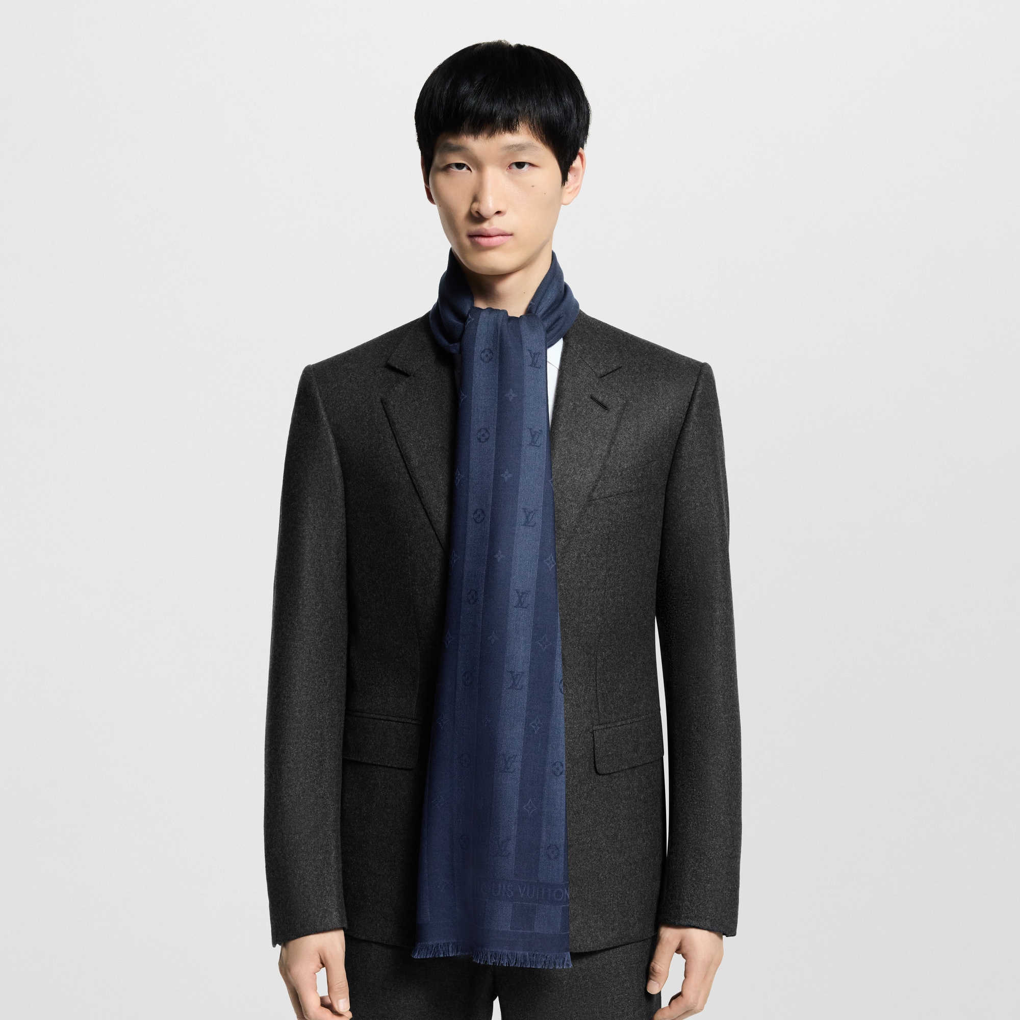 Stola Monogram Stripy S00 Uomo Accessori Sciarpe | LOUIS VUITTON (Zoom prodotto)