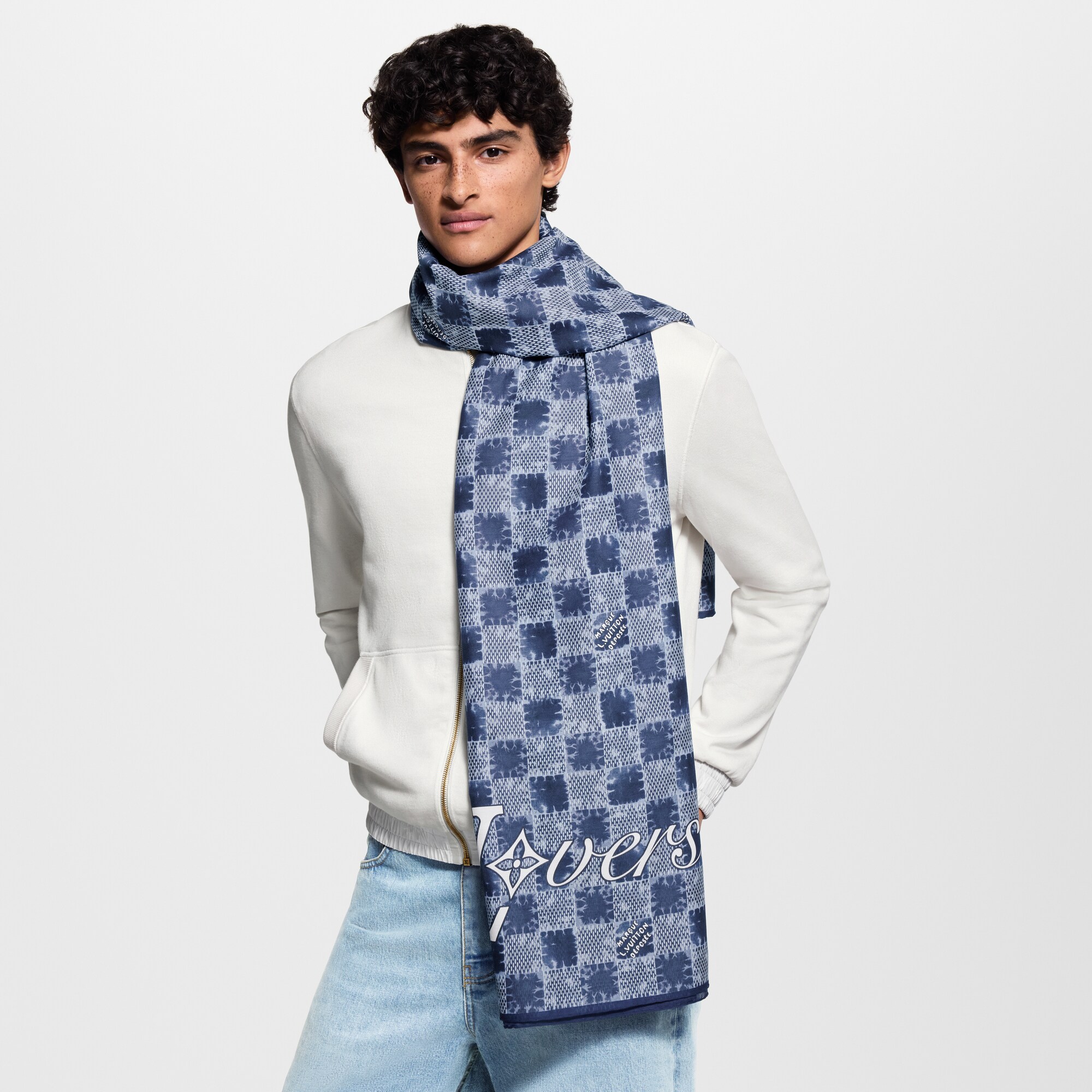Stola Splash Damier S00 Uomo Accessori Sciarpe | LOUIS VUITTON (Zoom prodotto)