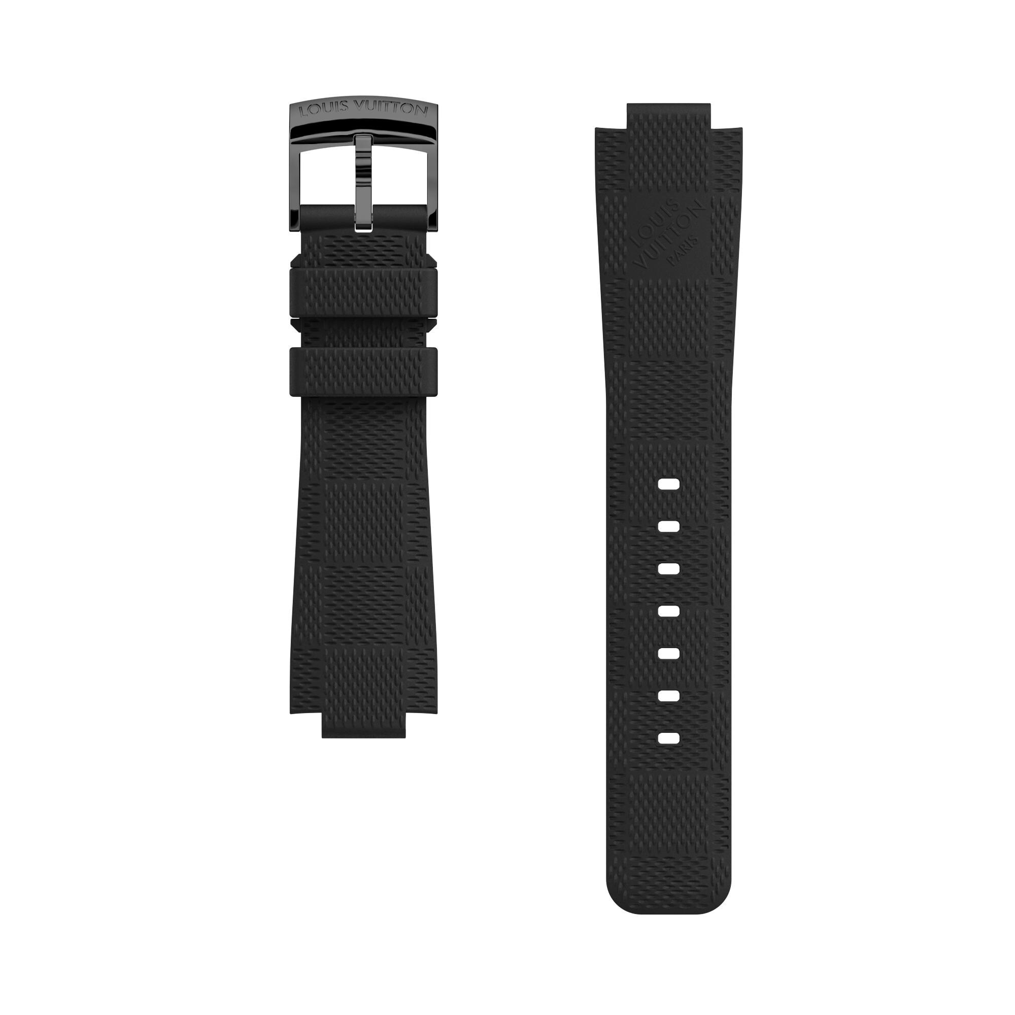 STRAP TAMBOUR RUBBER BLACK L/L  Orologi Collezioni di orologi My LV Tambour | LOUIS VUITTON (Zoom prodotto)