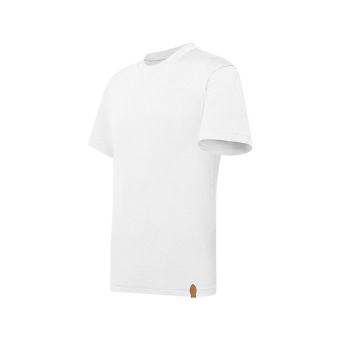 T-shirt a maniche corte in misto cotone e seta side view