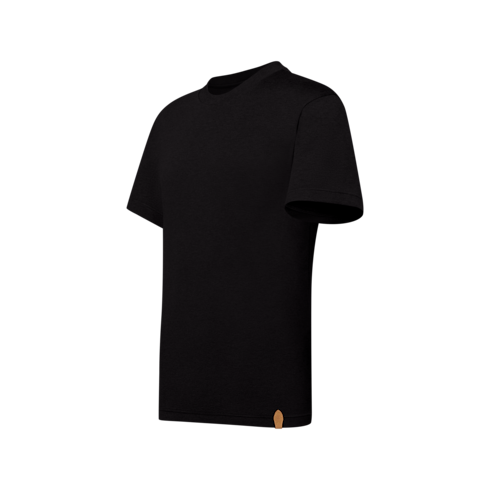 T-shirt a maniche corte in misto cotone e seta side view