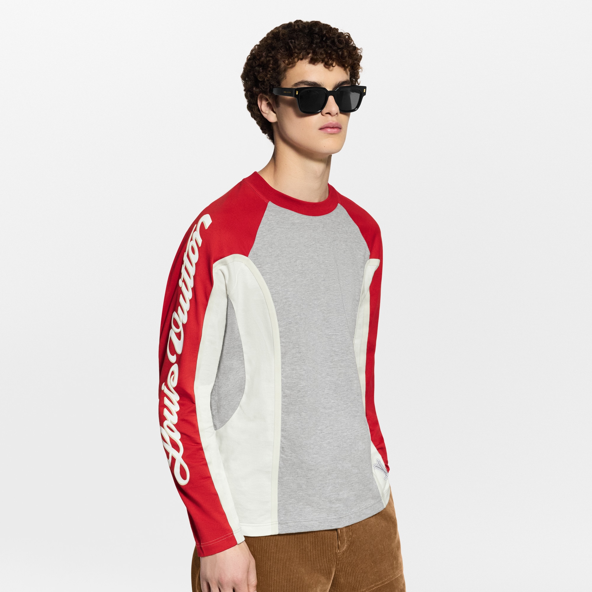 T-shirt a maniche lunghe con firma  Uomo Abbigliamento T-Shirt e Polo | LOUIS VUITTON (Zoom prodotto)