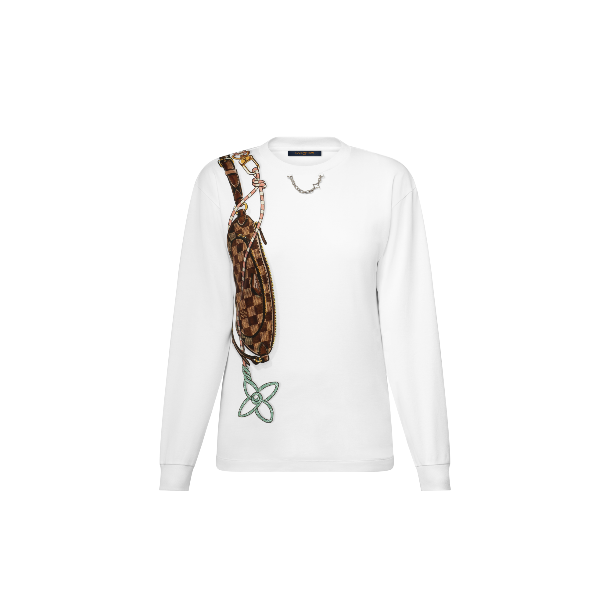 T-shirt a maniche lunghe con motivo Keepit stampato  Donna Abbigliamento Camicie e T-Shirt | LOUIS VUITTON (Zoom prodotto)