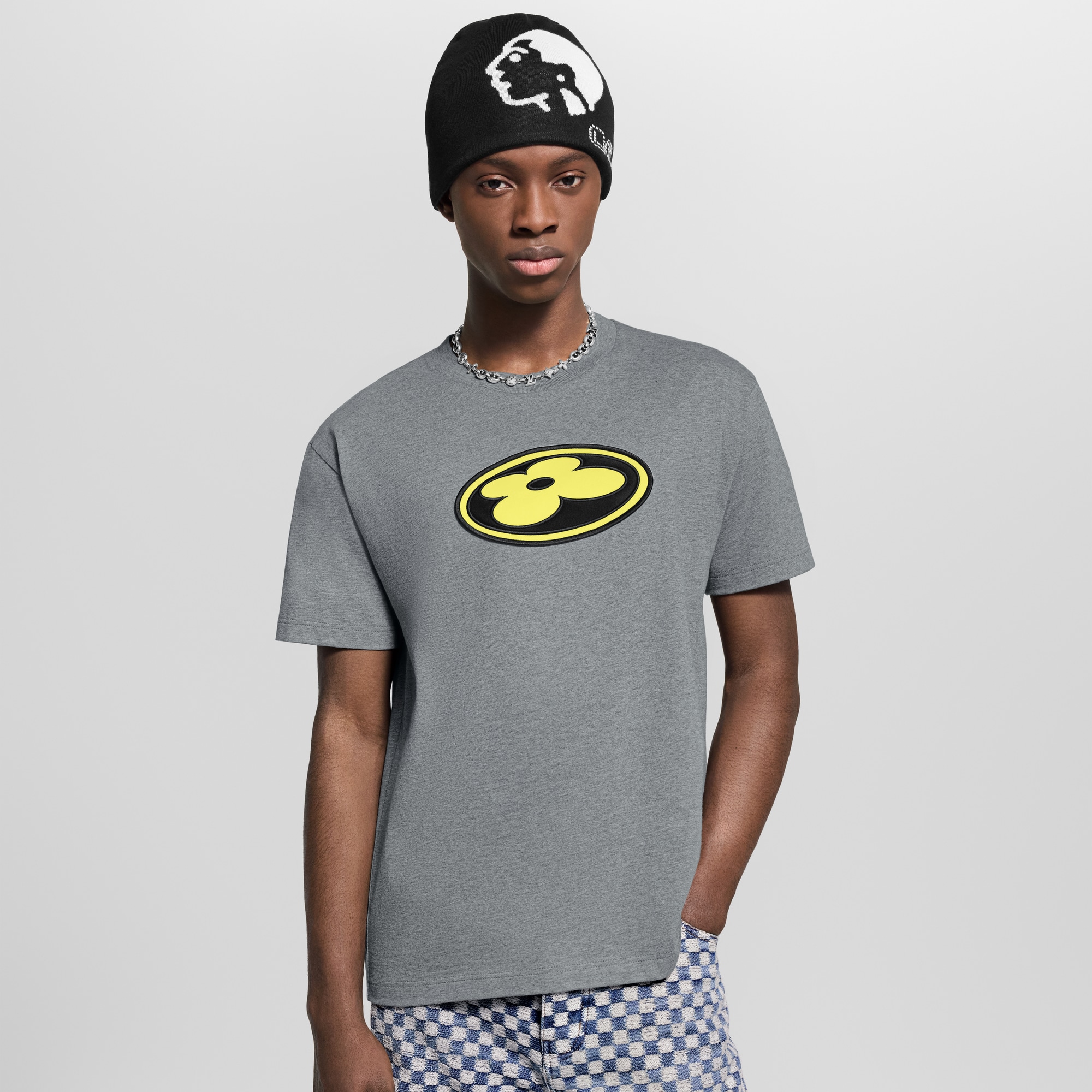 T-shirt con applicazione grafica  Uomo Abbigliamento T-Shirt e Polo | LOUIS VUITTON (Zoom prodotto)