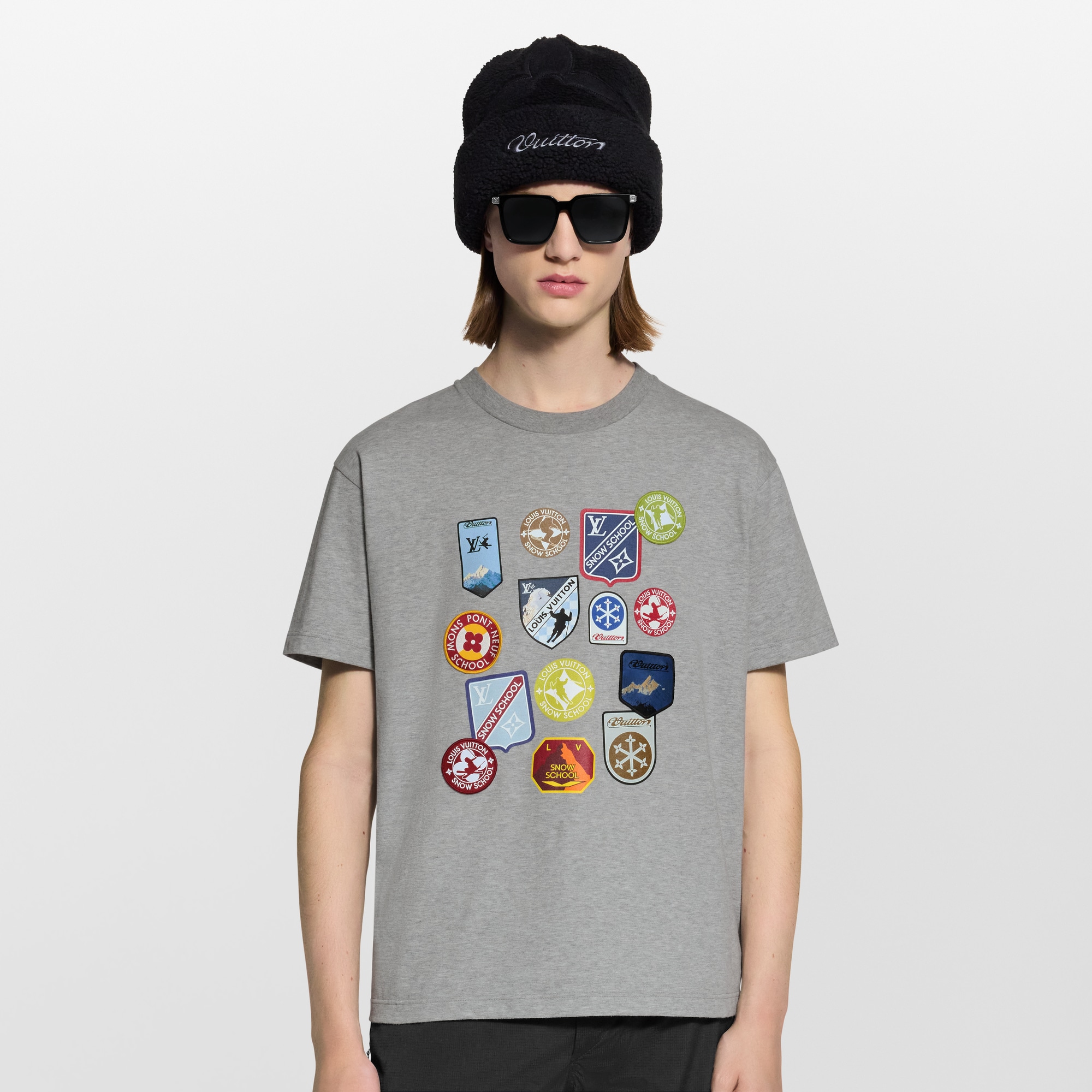 T-shirt con applicazioni iconiche  Uomo Abbigliamento T-Shirt e Polo | LOUIS VUITTON (Zoom prodotto)