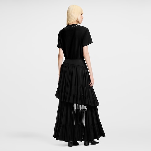 T-shirt con borchie iconiche Donna Abbigliamento Camicie e T-Shirt | LOUIS VUITTON (Zoom prodotto)