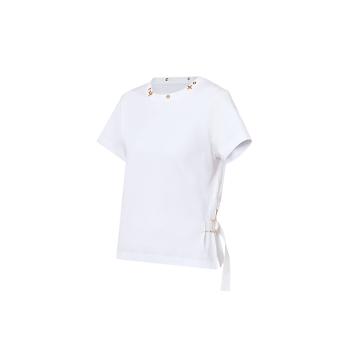 T-shirt con cinturino laterale Donna Abbigliamento Camicie e T-Shirt | LOUIS VUITTON (Zoom prodotto)