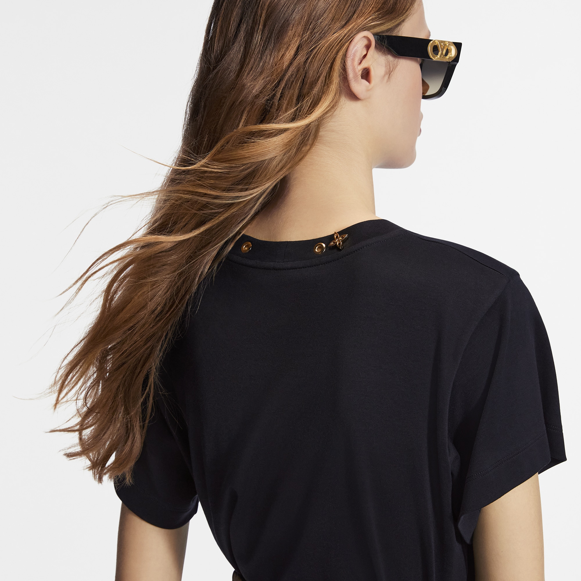 T-shirt con cinturino laterale  Donna Abbigliamento Camicie e T-Shirt | LOUIS VUITTON (Zoom prodotto)