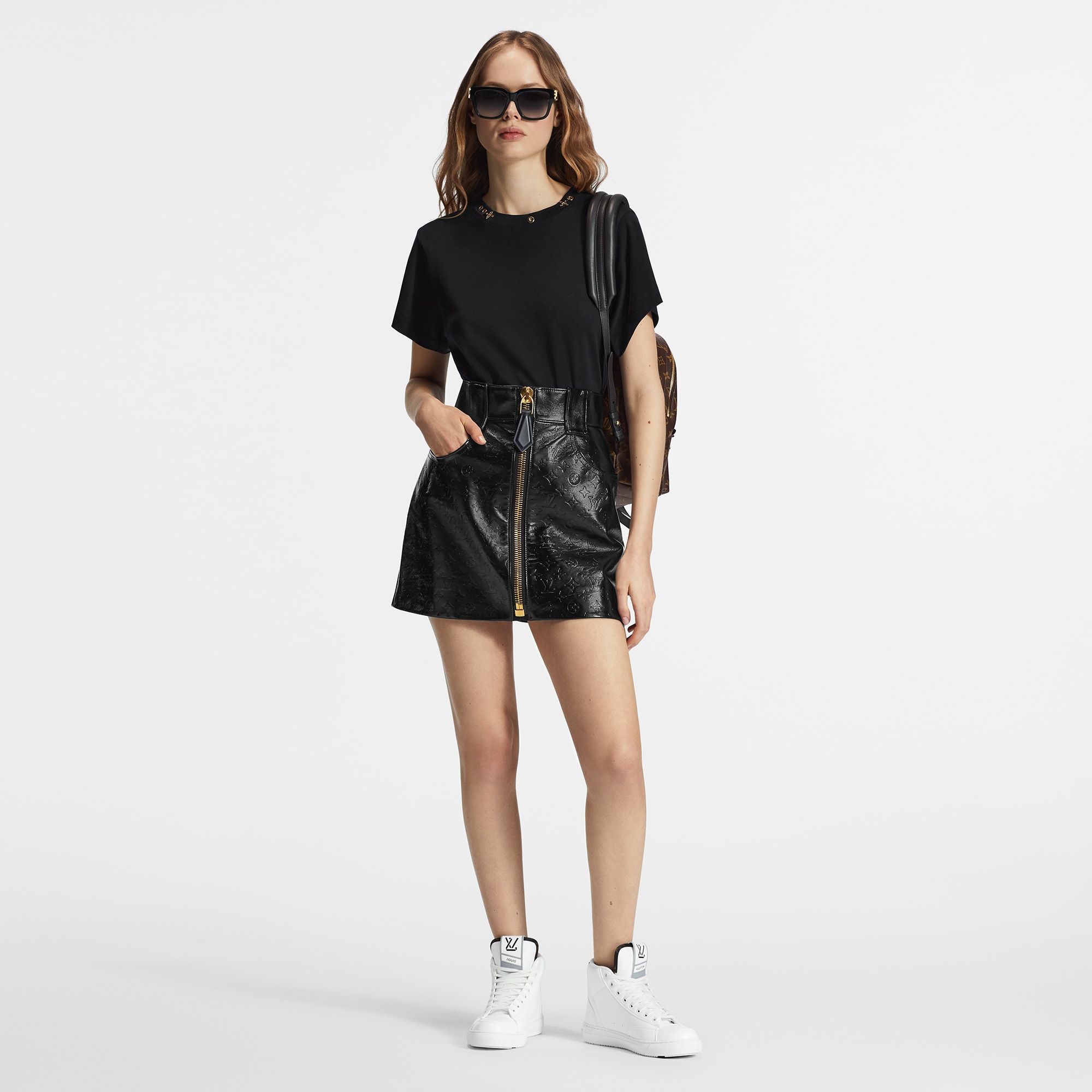 T-shirt con cinturino laterale  Donna Abbigliamento Camicie e T-Shirt | LOUIS VUITTON (Zoom prodotto)