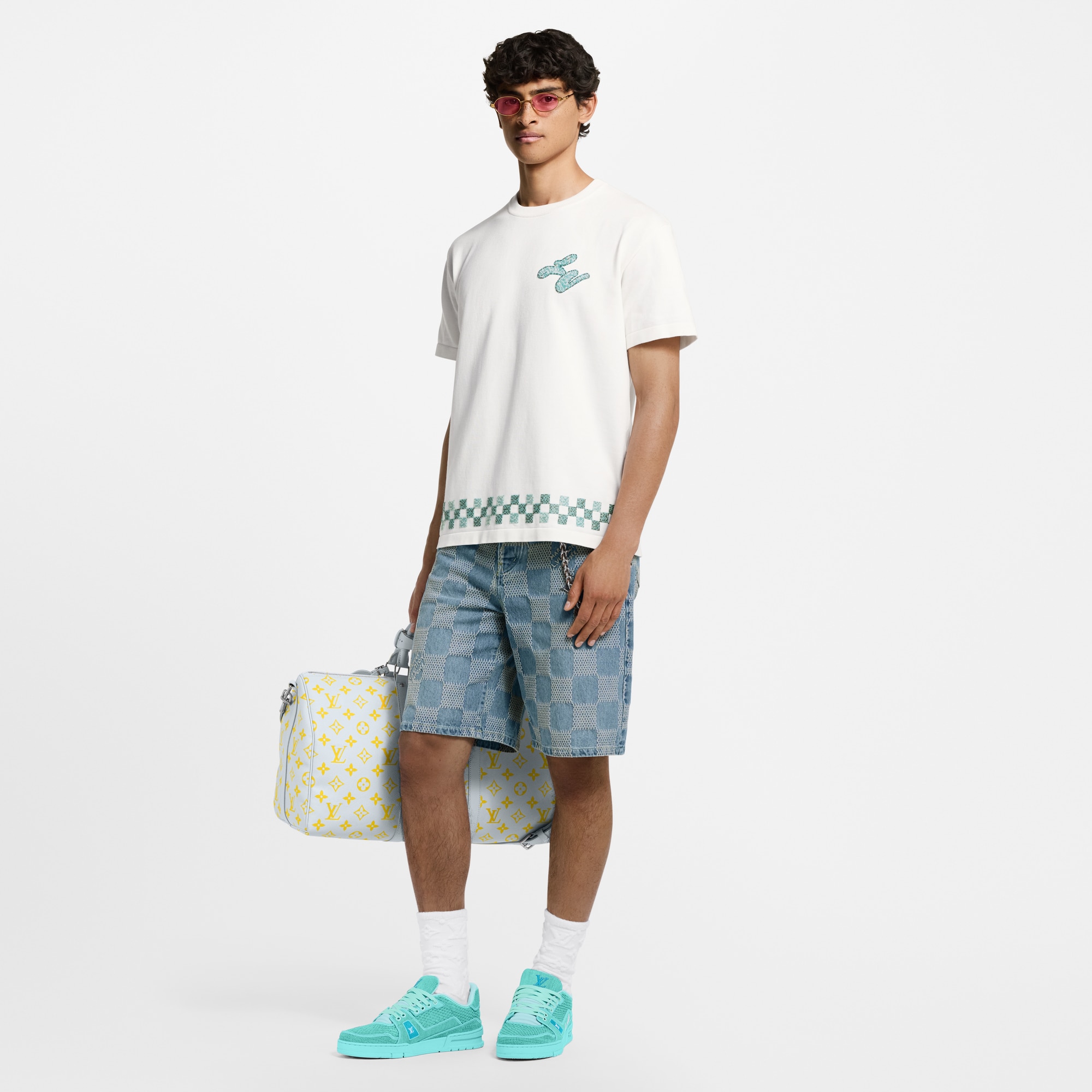 T-shirt con decori  Uomo Abbigliamento Maglieria e Felpe | LOUIS VUITTON (Zoom prodotto)