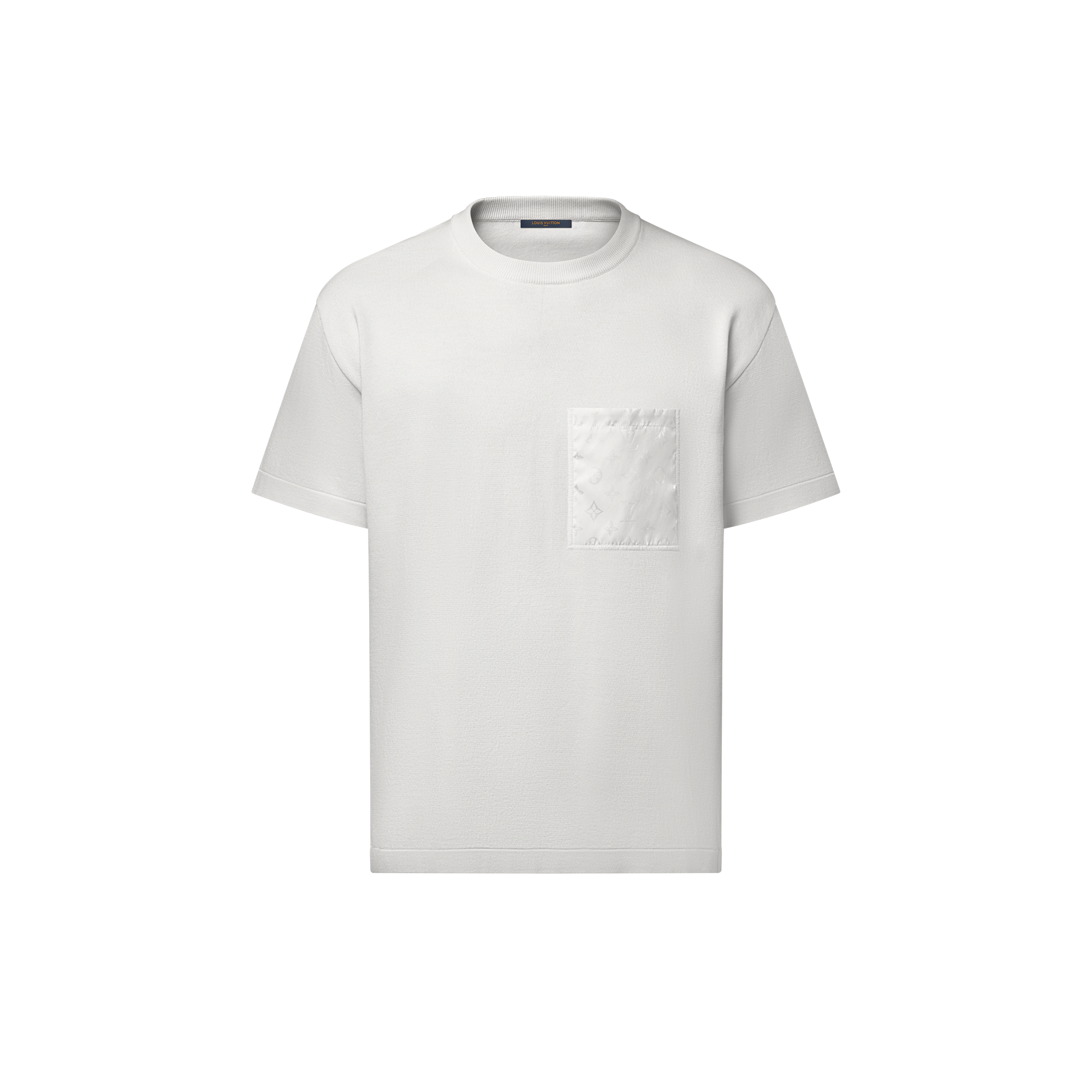 T-shirt con dettagli in nylon con motivo Monogram  Uomo Abbigliamento T-Shirt e Polo | LOUIS VUITTON (Zoom prodotto)