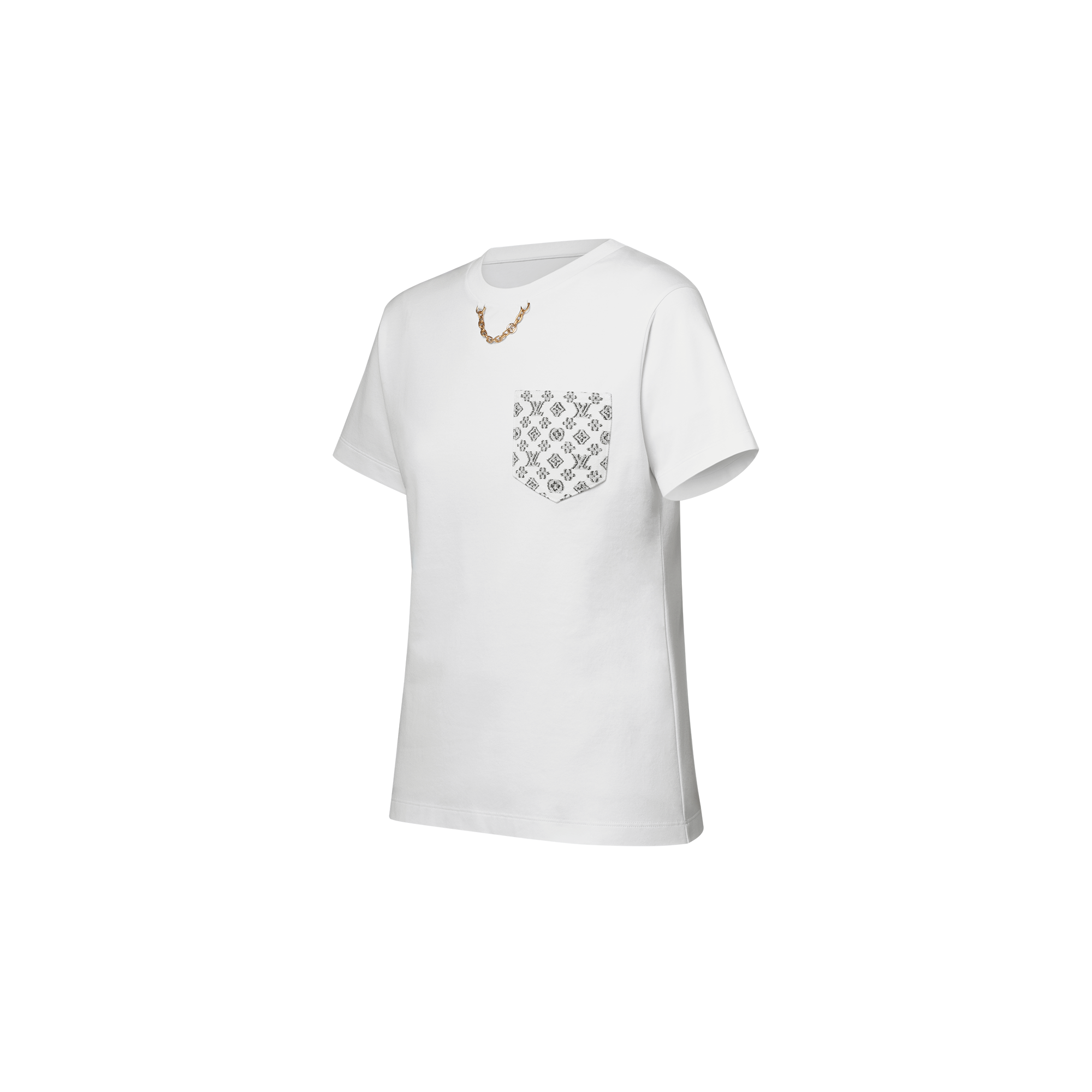 T-shirt con dettaglio con firma  Donna Abbigliamento Camicie e T-Shirt | LOUIS VUITTON (Zoom prodotto)