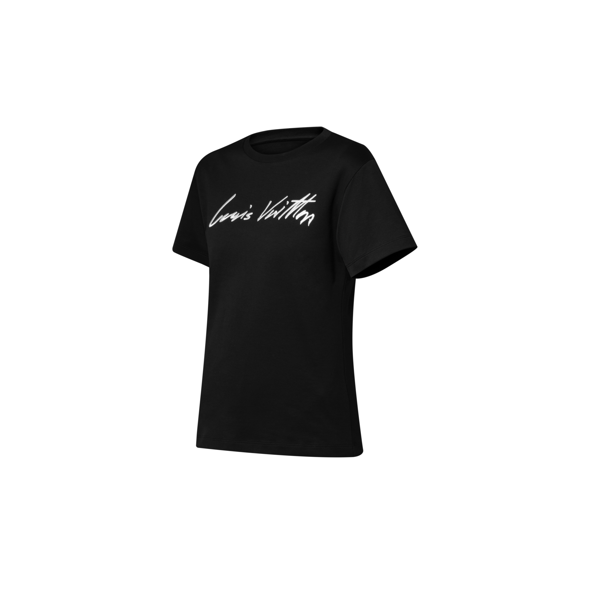 T-shirt con firma in corsivo  Donna Abbigliamento Camicie e T-Shirt | LOUIS VUITTON (Zoom prodotto)