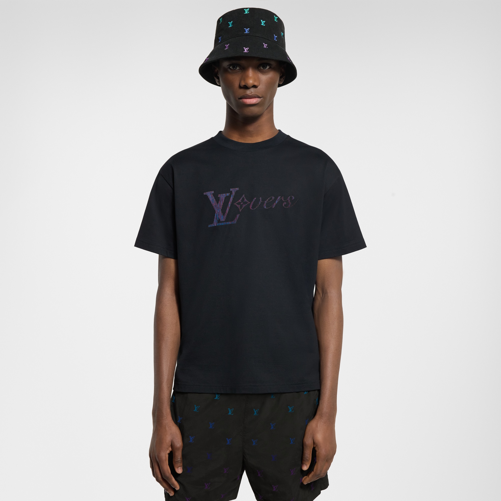 T-shirt con firma LV Vers iridescente  Uomo Abbigliamento T-Shirt e Polo | LOUIS VUITTON (Zoom prodotto)