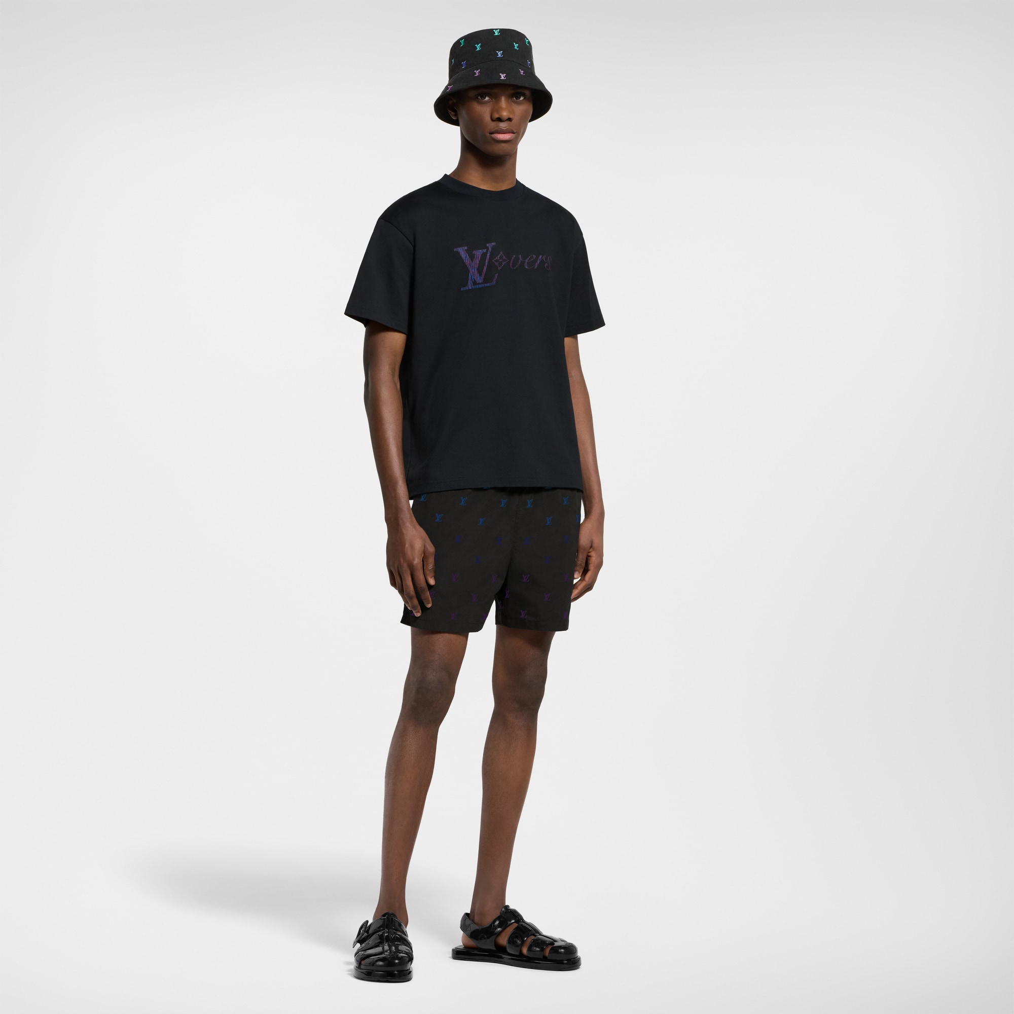 T-shirt con firma LV Vers iridescente  Uomo Abbigliamento T-Shirt e Polo | LOUIS VUITTON (Zoom prodotto)