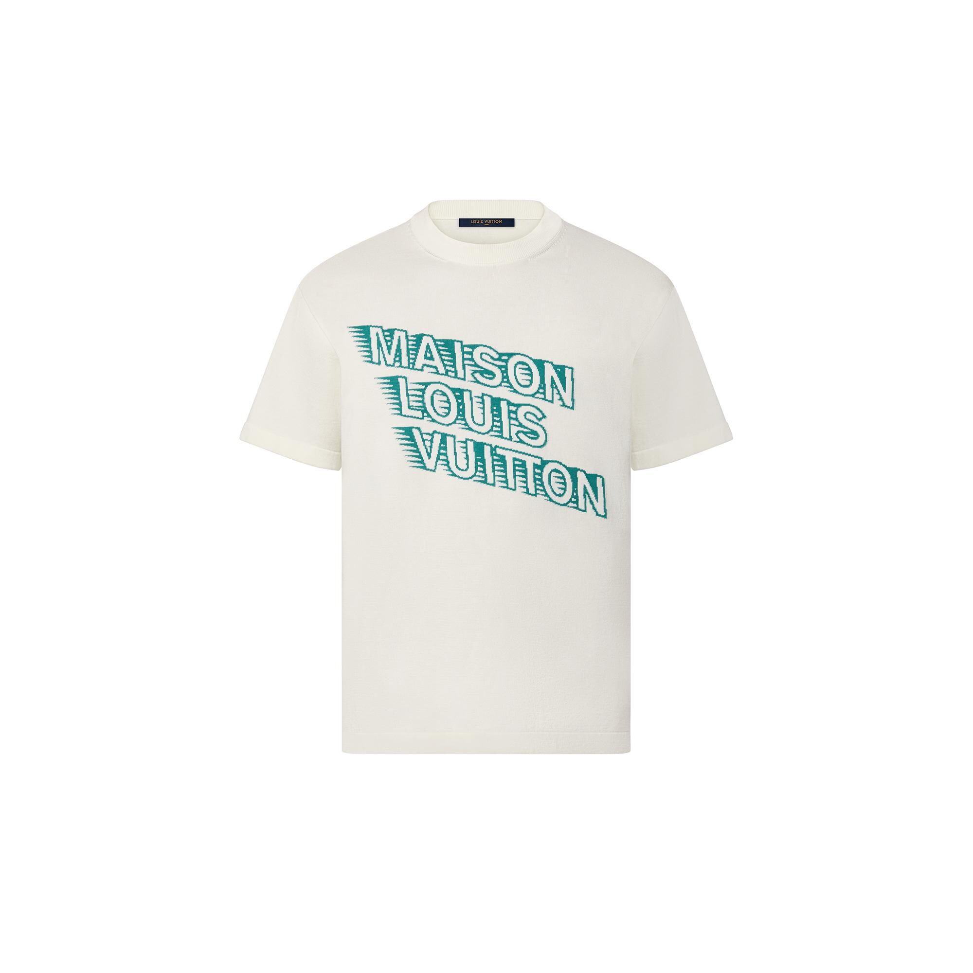 T-shirt con firma Maison Louis Vuitton - Abbigliamento | LOUIS VUITTON
