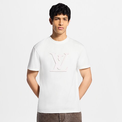 T-shirt con firma tagliata al laser Uomo Abbigliamento T-Shirt e Polo | LOUIS VUITTON (Zoom prodotto)