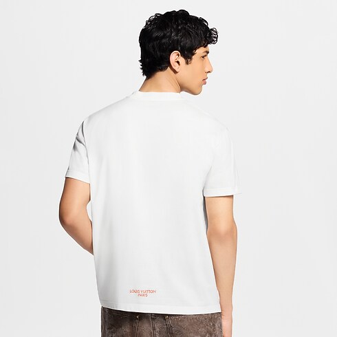 T-shirt con firma tagliata al laser Uomo Abbigliamento T-Shirt e Polo | LOUIS VUITTON (Zoom prodotto)
