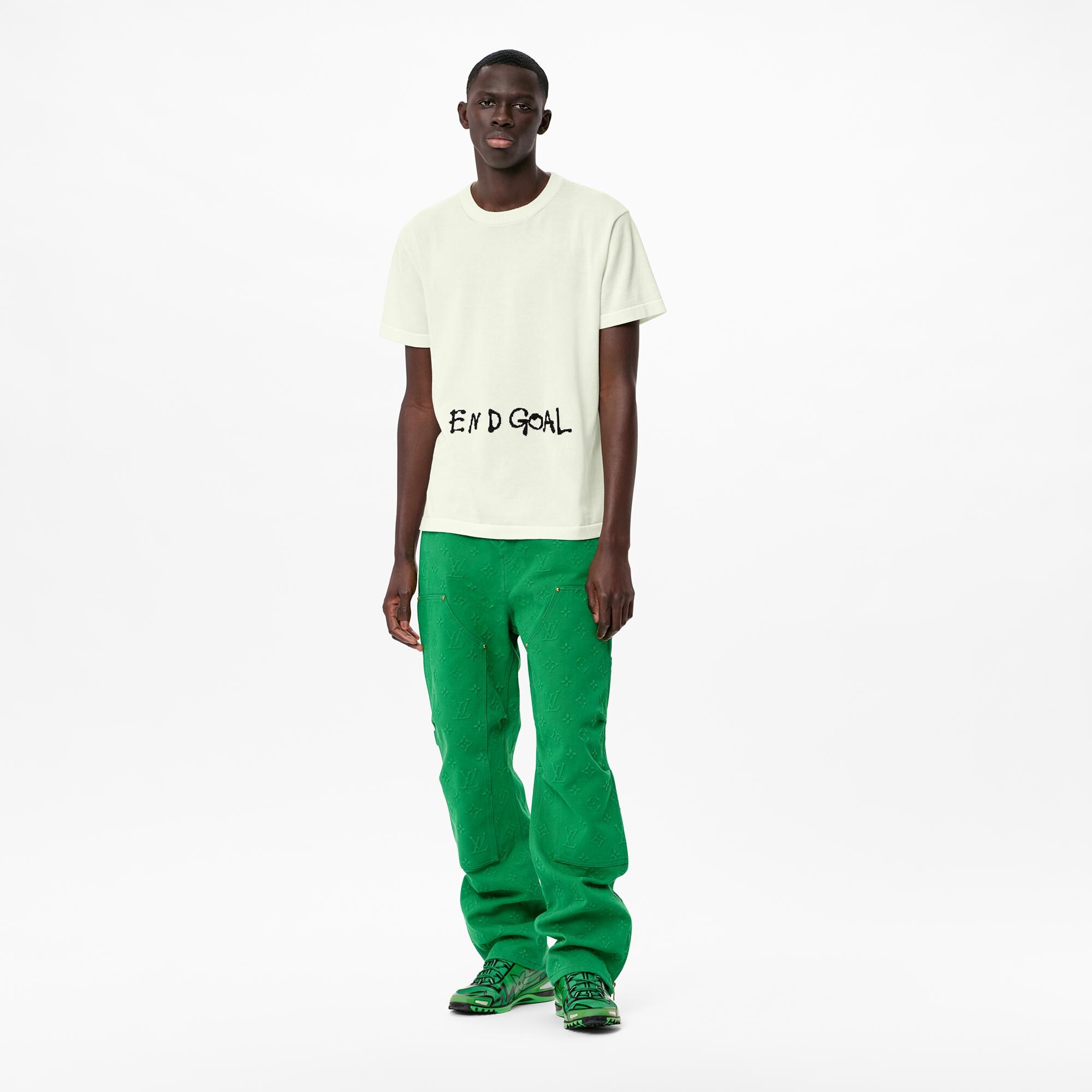 T-shirt con iniziali LV e motivo End Goal - Abbigliamento | LOUIS VUITTON