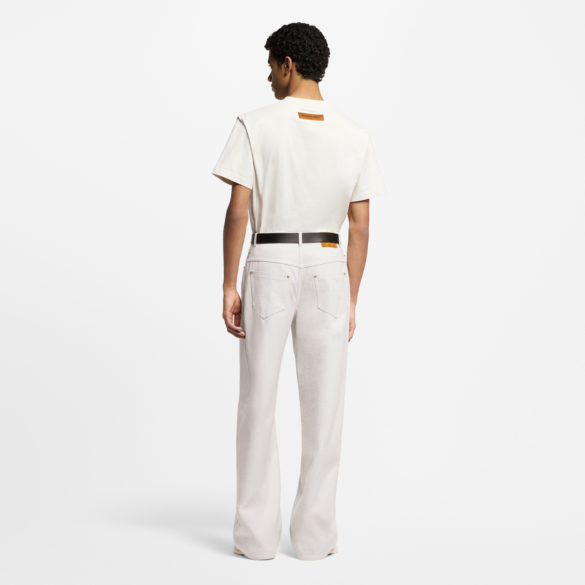 T-shirt con iniziali LV impresse  Uomo Abbigliamento T-Shirt e Polo | LOUIS VUITTON (Zoom prodotto)