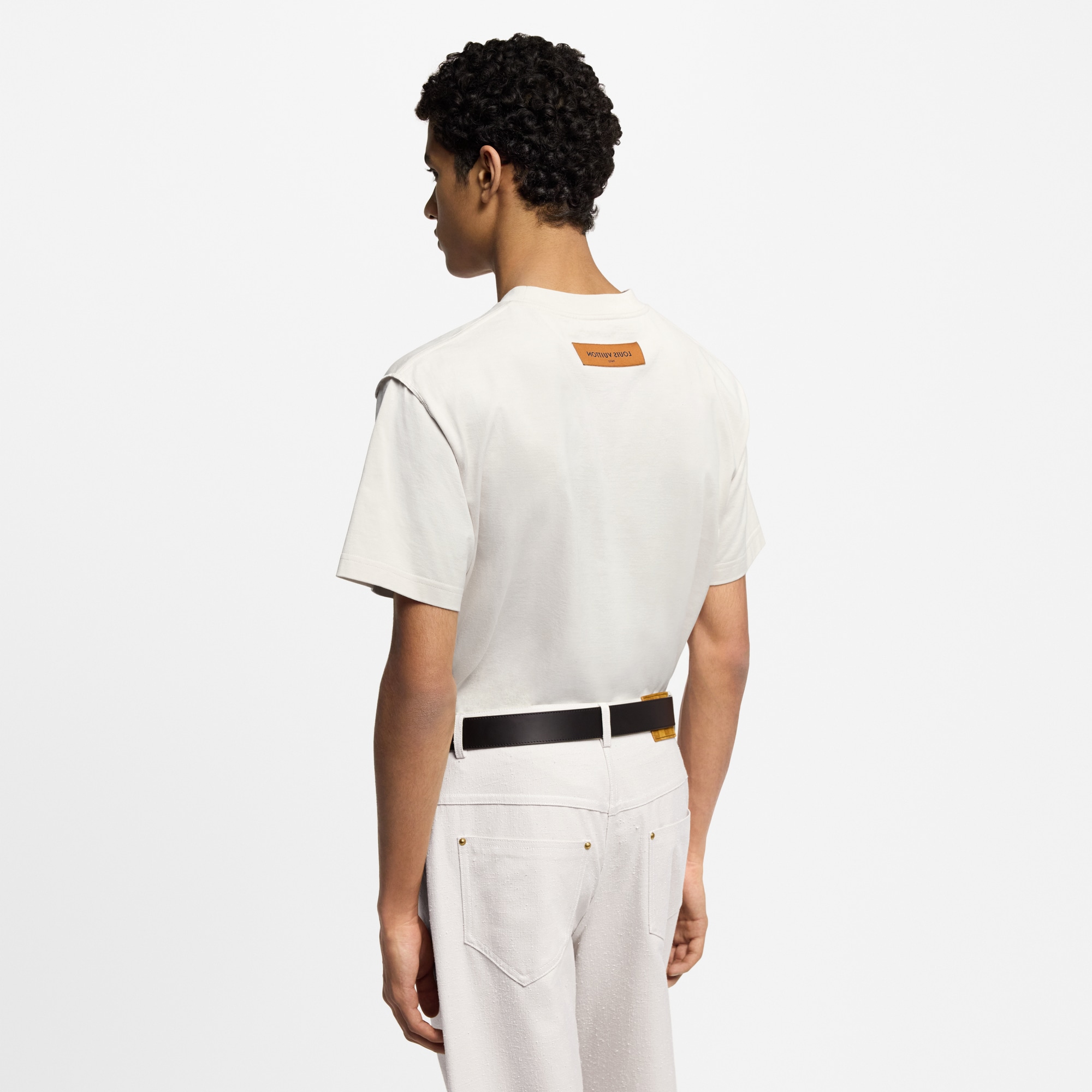 T-shirt con iniziali LV impresse  Uomo Abbigliamento T-Shirt e Polo | LOUIS VUITTON (Zoom prodotto)