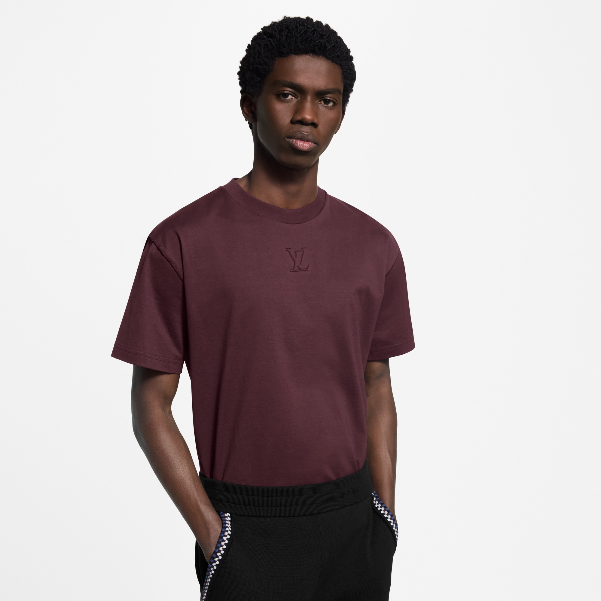 T-shirt con iniziali LV impresse  Uomo Abbigliamento T-Shirt e Polo | LOUIS VUITTON (Zoom prodotto)