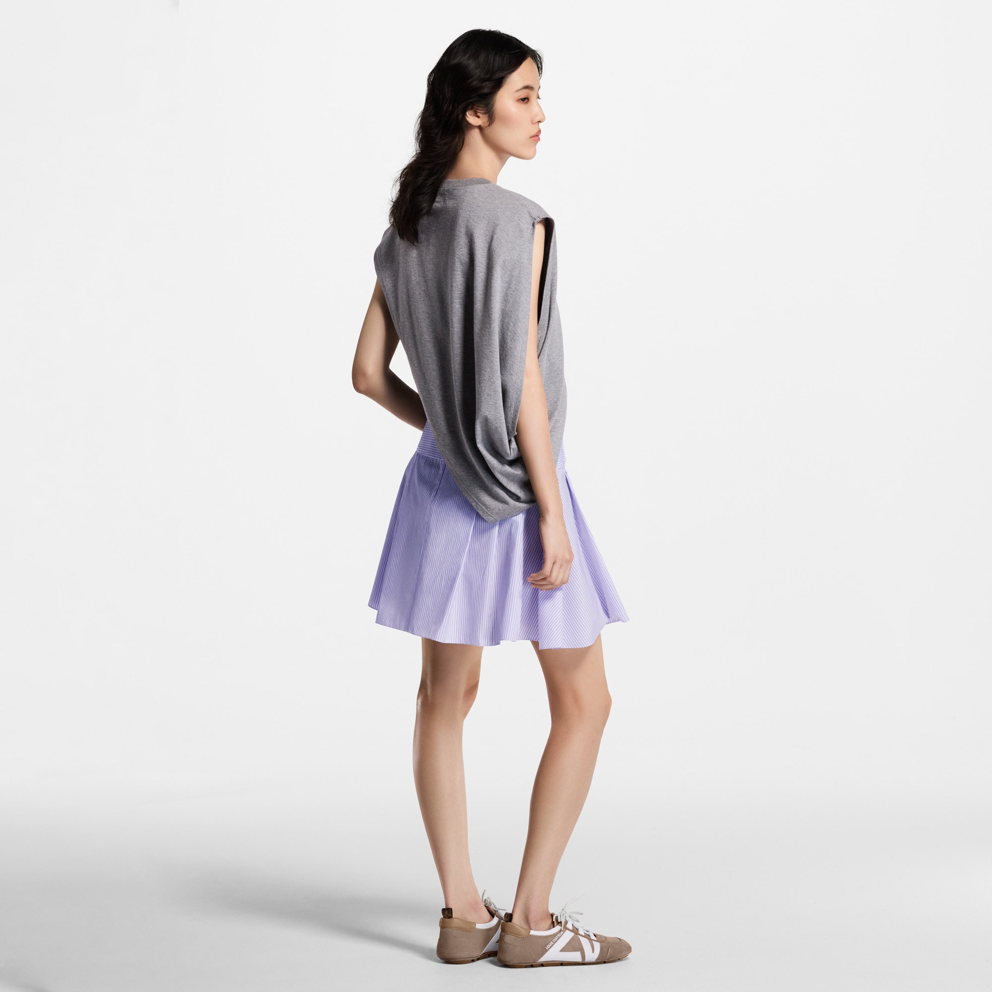 T-shirt con lembo asimmetrico  Donna Abbigliamento Camicie e T-Shirt | LOUIS VUITTON (Zoom prodotto)
