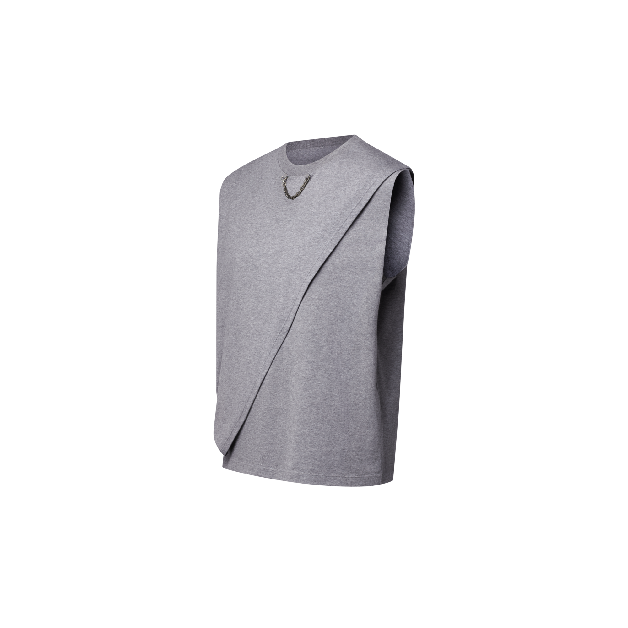 T-shirt con lembo asimmetrico  Donna Abbigliamento Camicie e T-Shirt | LOUIS VUITTON (Zoom prodotto)