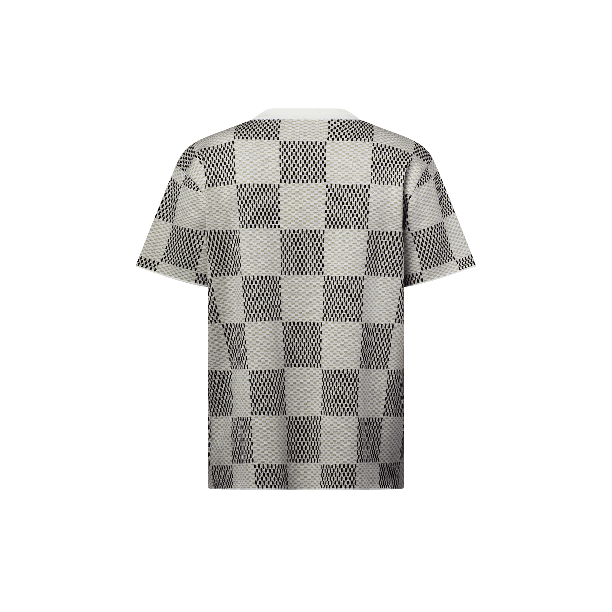 T-shirt con motivo Damier in trama jacquard  Uomo Abbigliamento Tutti i Capi di Abbigliamento | LOUIS VUITTON (Zoom prodotto)