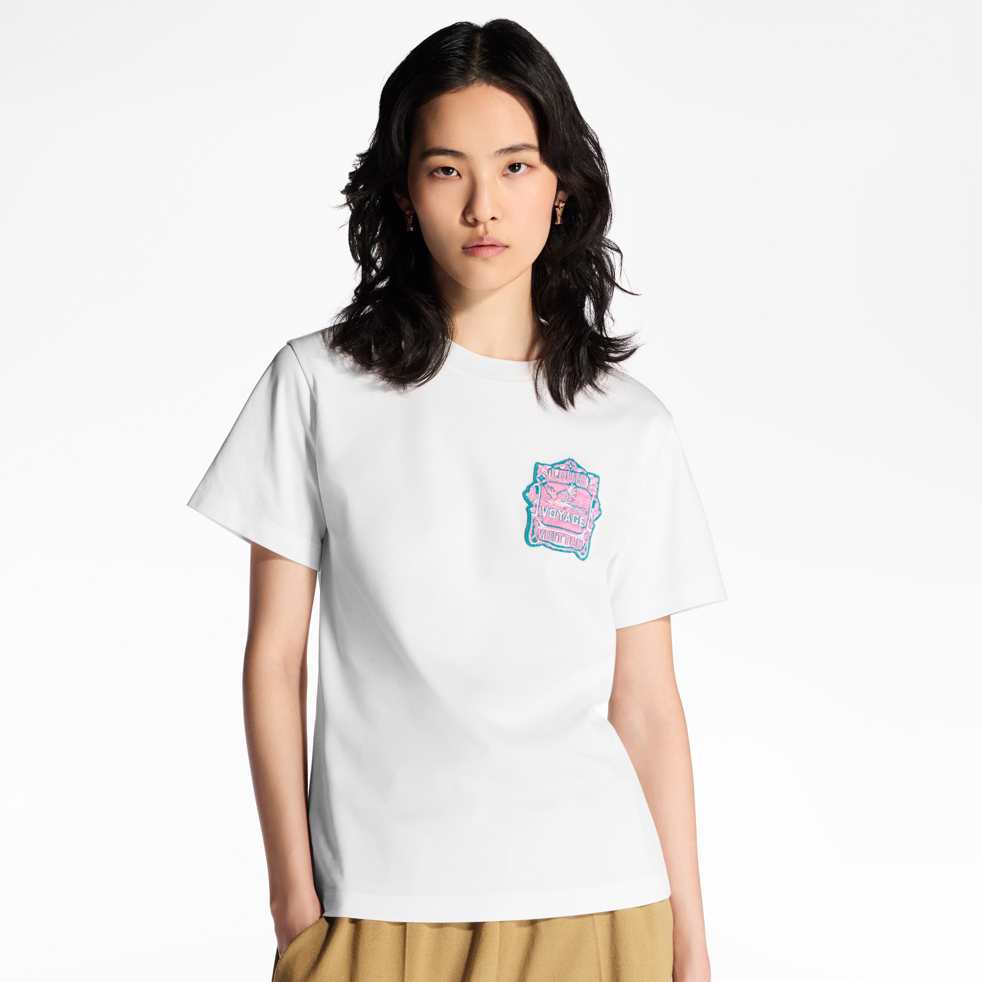 T-shirt con motivo di pappagallo  Donna Abbigliamento Camicie e T-Shirt | LOUIS VUITTON (Zoom prodotto)