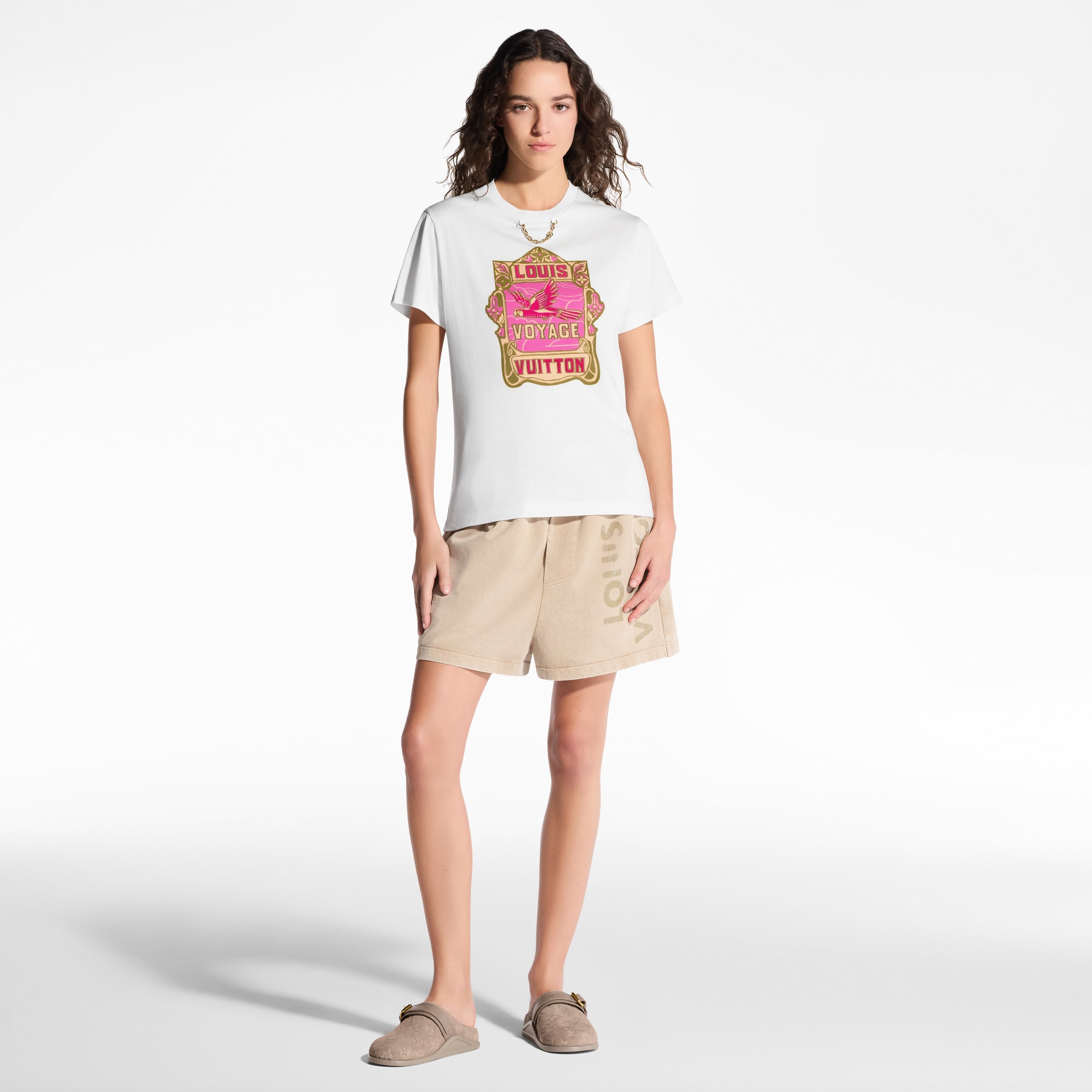 T-shirt con motivo di pappagallo stampato  Donna Abbigliamento Camicie e T-Shirt | LOUIS VUITTON (Zoom prodotto)