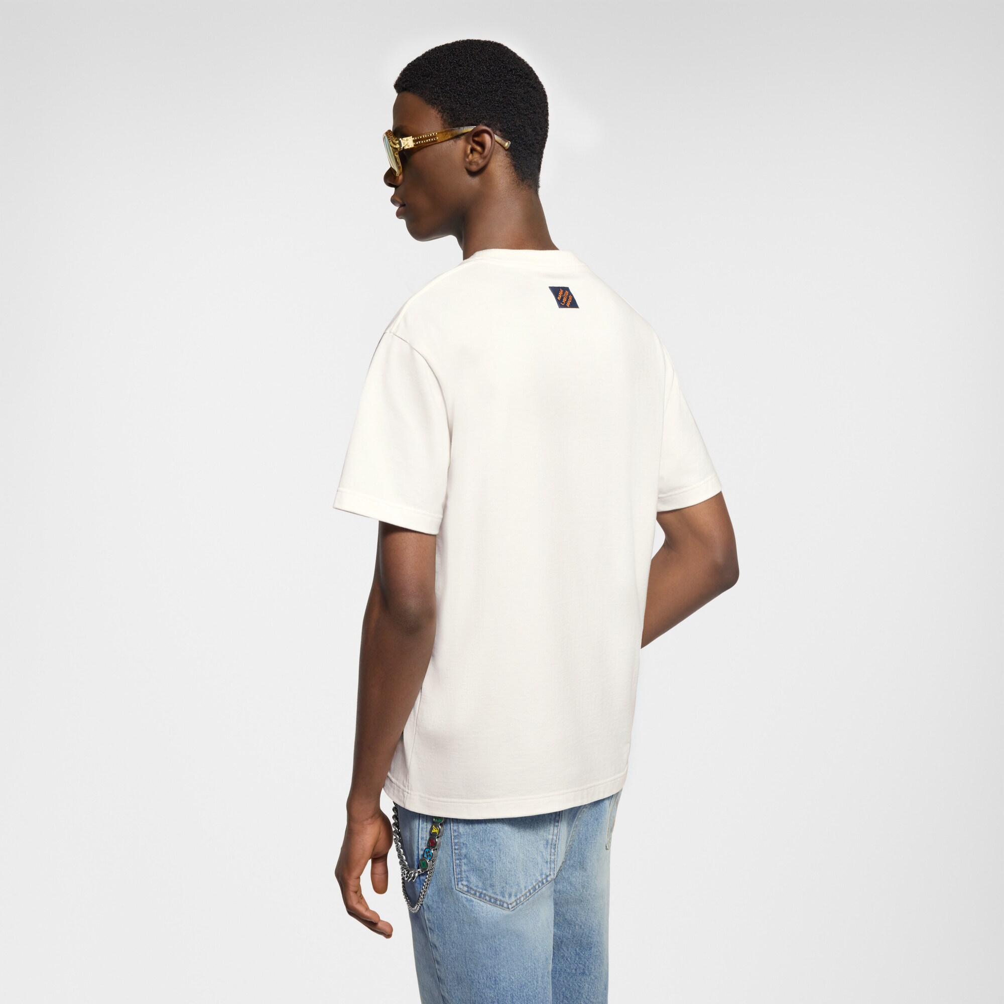 T-shirt con motivo fiore Monogram stampato in 3D effetto sfumato  Uomo Abbigliamento T-Shirt e Polo | LOUIS VUITTON (Zoom prodotto)