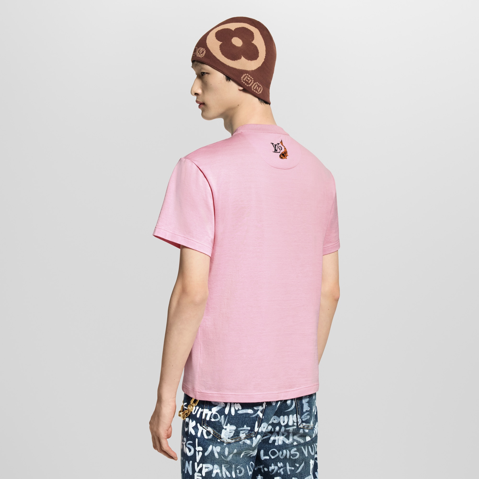 T-shirt con motivo grafico  Uomo Abbigliamento T-Shirt e Polo | LOUIS VUITTON (Zoom prodotto)