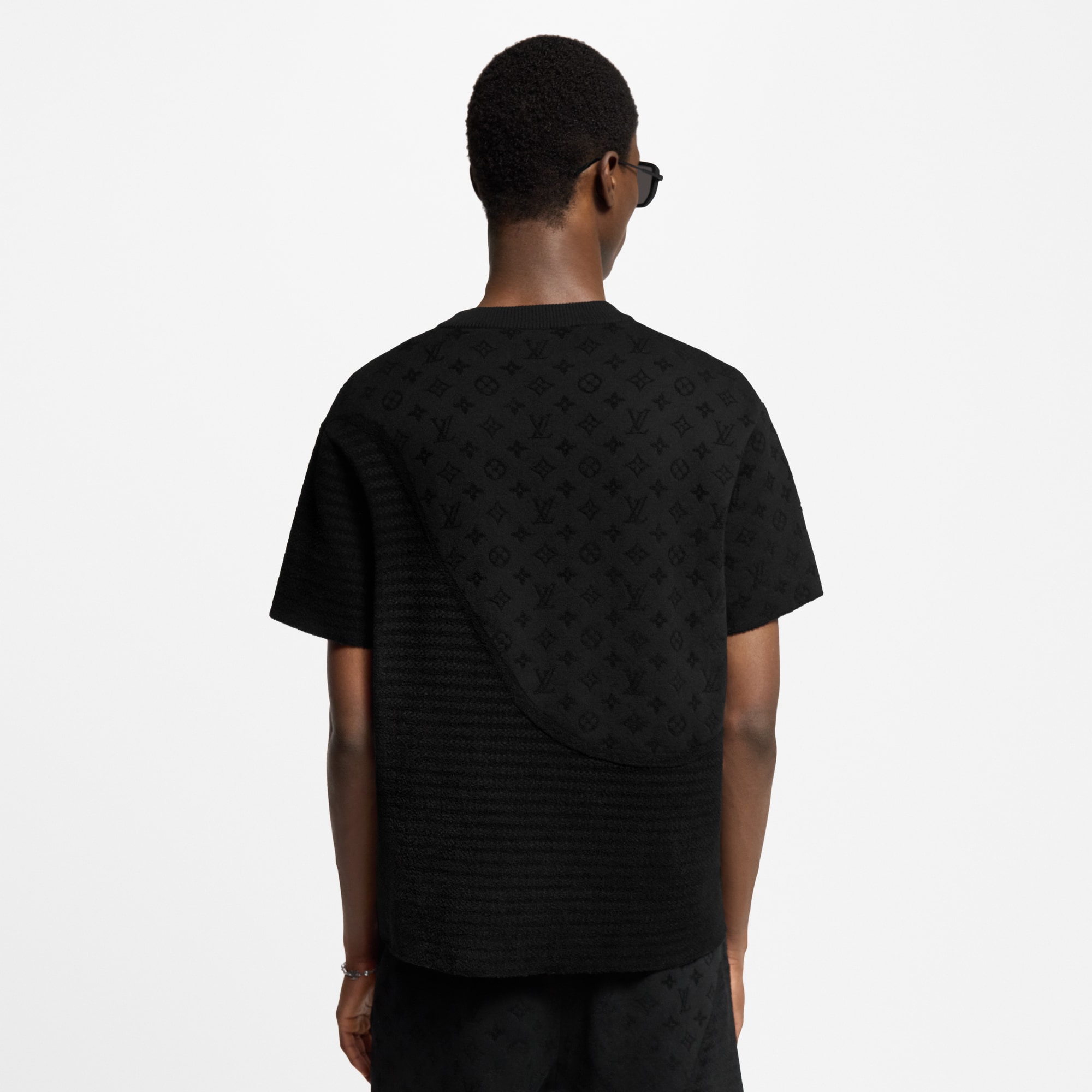 T-shirt con motivo grafico in trama jacquard  Uomo Abbigliamento Tutti i Capi di Abbigliamento | LOUIS VUITTON (Zoom prodotto)