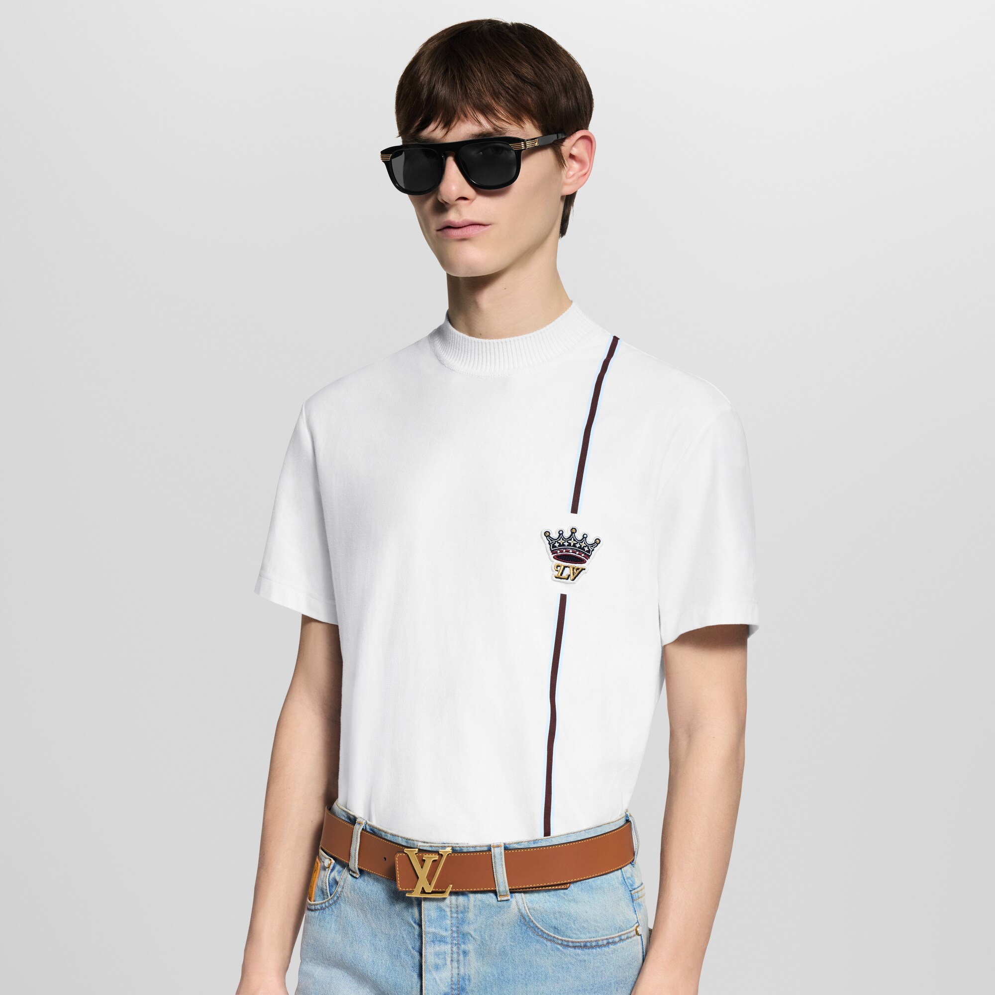 T-shirt con motivo iconico  Uomo Abbigliamento T-Shirt e Polo | LOUIS VUITTON (Zoom prodotto)