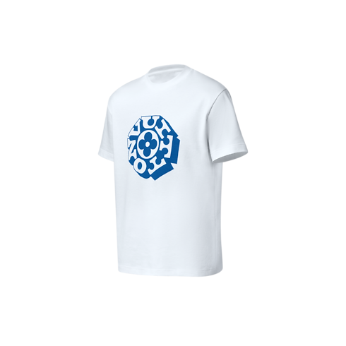 T-shirt con motivo iconico stampato Uomo Abbigliamento T-Shirt e Polo | LOUIS VUITTON (Zoom prodotto)