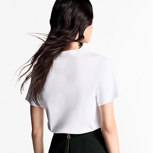 T-shirt con motivo LV Stamp Donna Abbigliamento Camicie e T-Shirt | LOUIS VUITTON (Zoom prodotto)