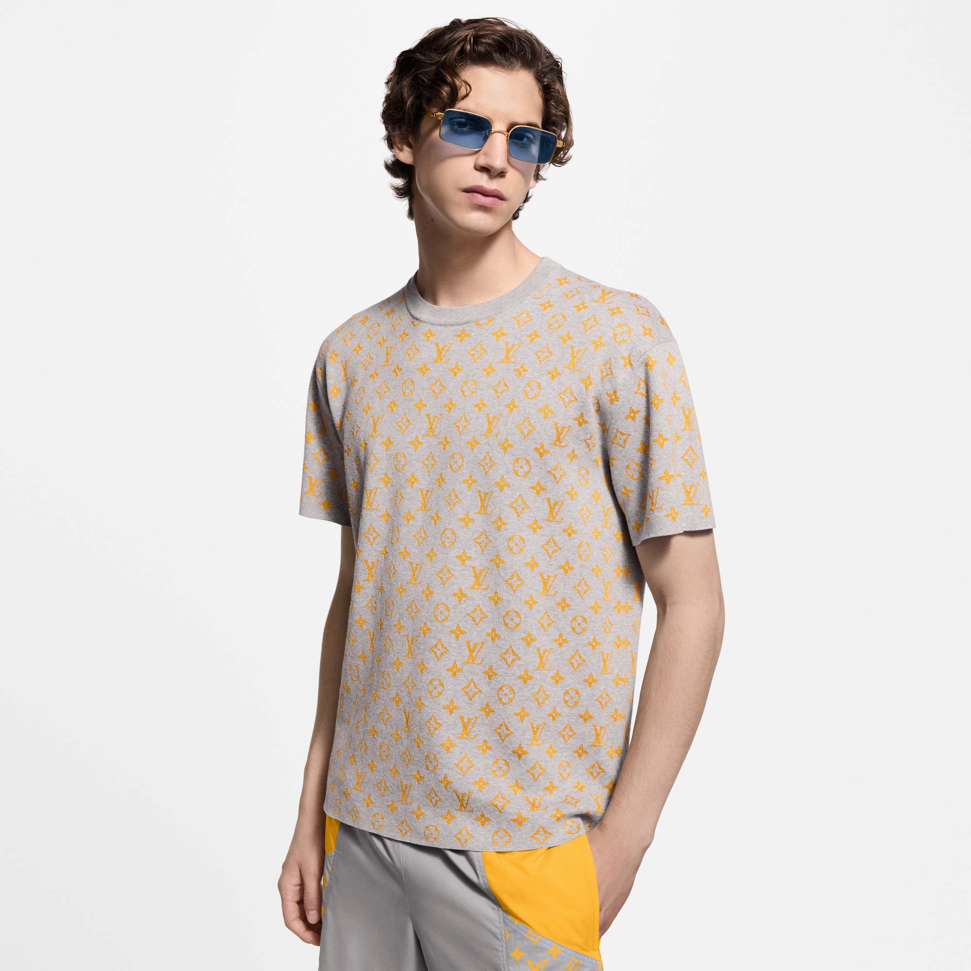 T-shirt con motivo Monogram  Uomo Abbigliamento Maglieria e Felpe | LOUIS VUITTON (Zoom prodotto)