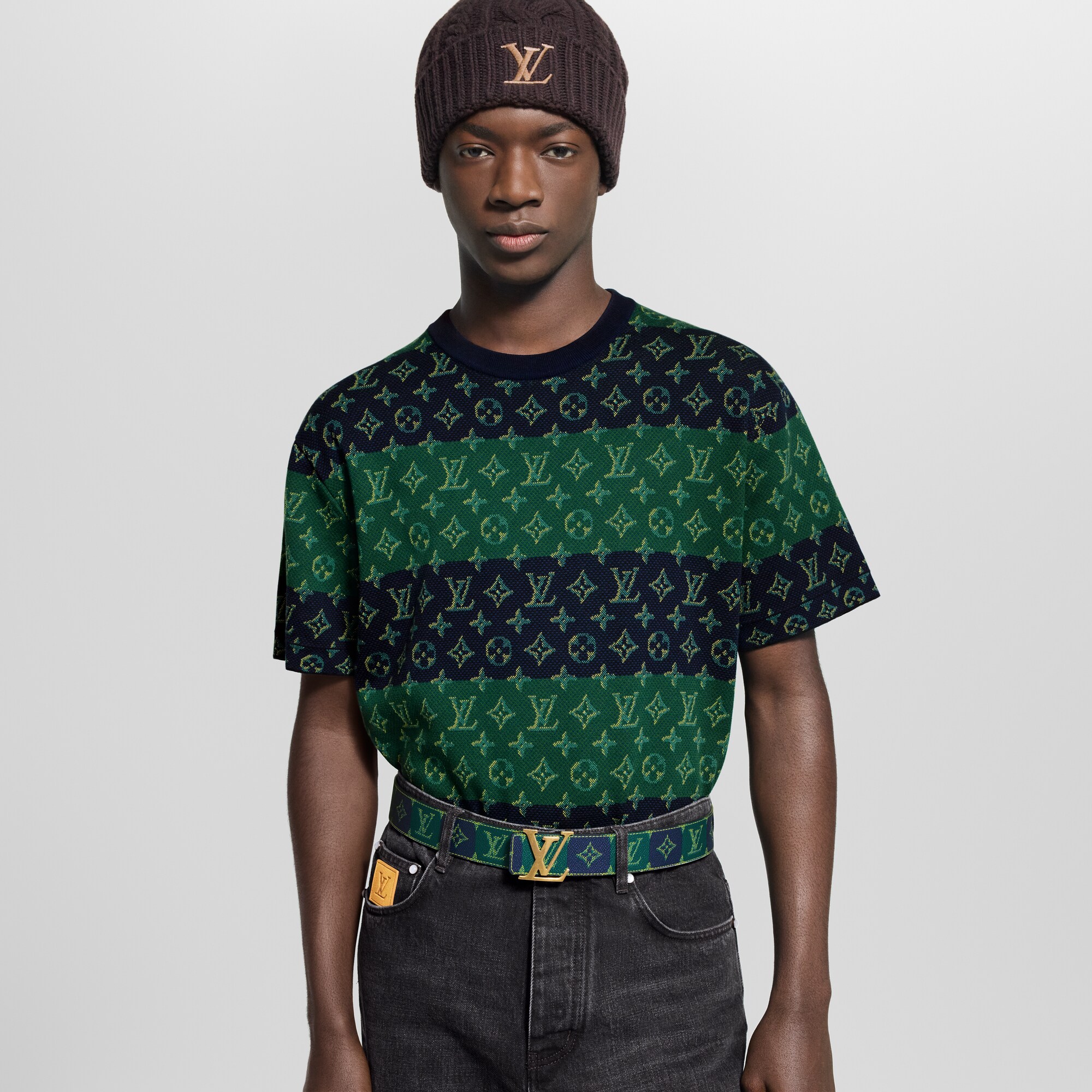 T-shirt con motivo Monogram  Uomo Abbigliamento Tutti i Capi di Abbigliamento | LOUIS VUITTON (Zoom prodotto)