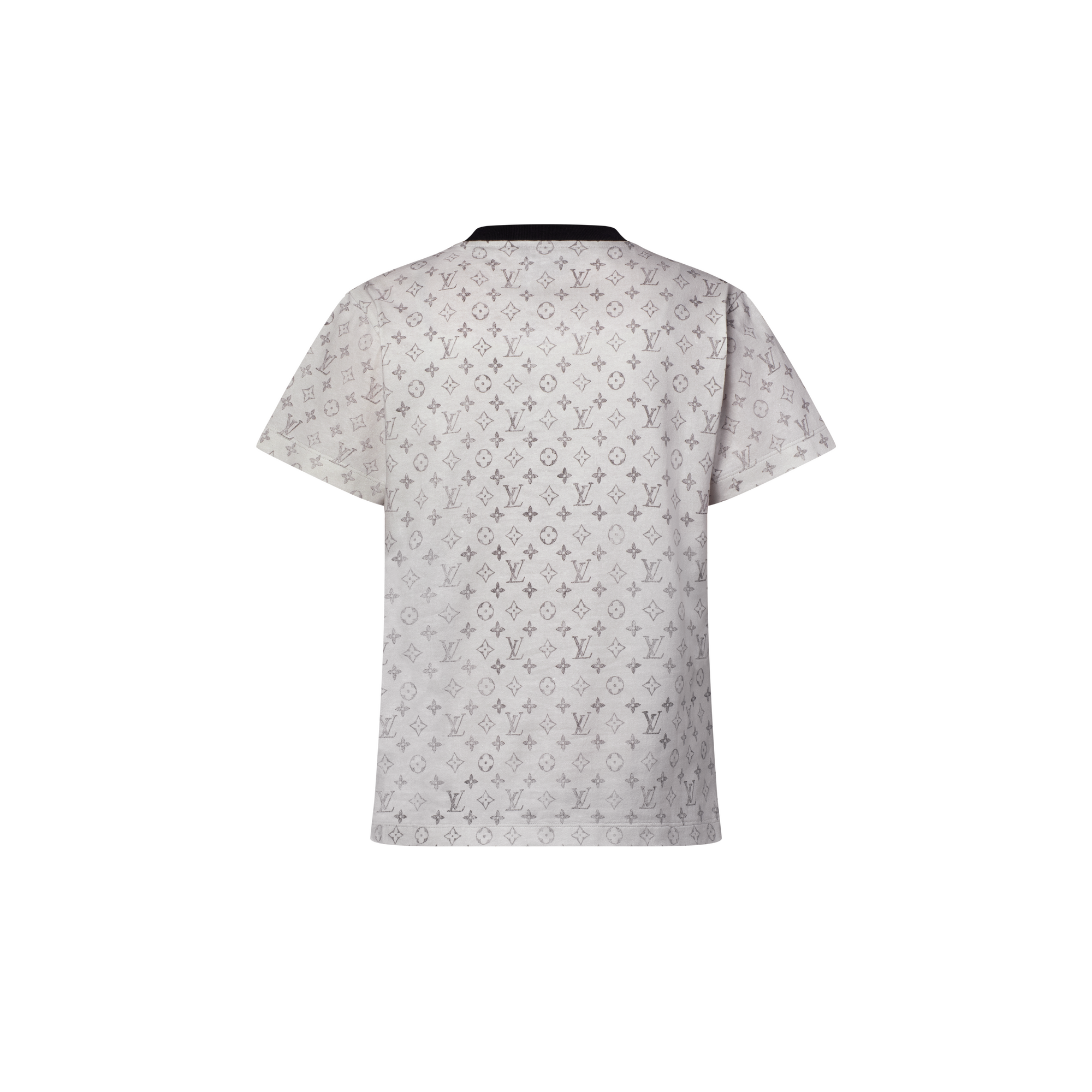 T-shirt con motivo Monogram effetto lavato  Donna Abbigliamento Camicie e T-Shirt | LOUIS VUITTON (Zoom prodotto)