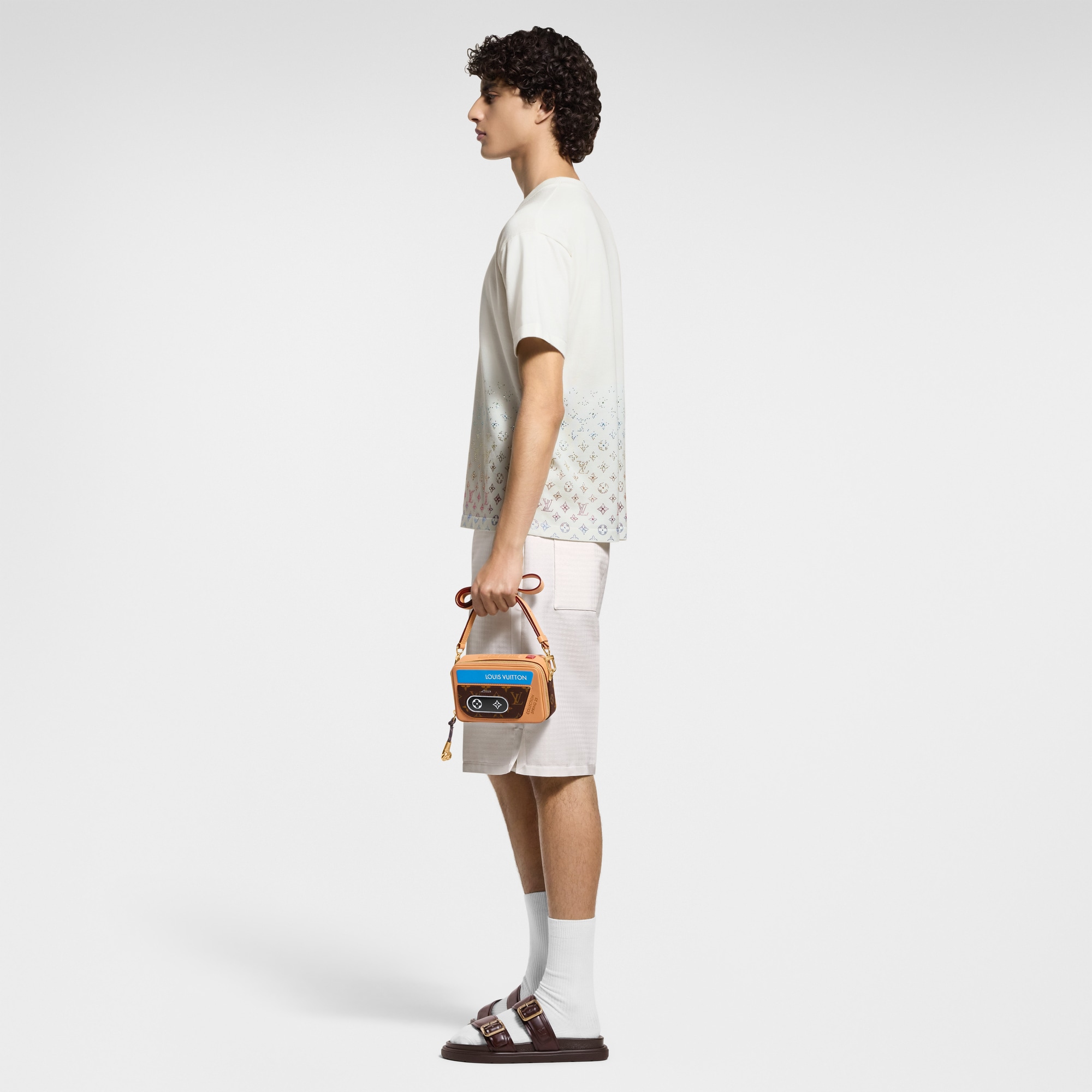 T-shirt con motivo Monogram effetto sfumato  Uomo Abbigliamento Maglieria e Felpe | LOUIS VUITTON (Zoom prodotto)