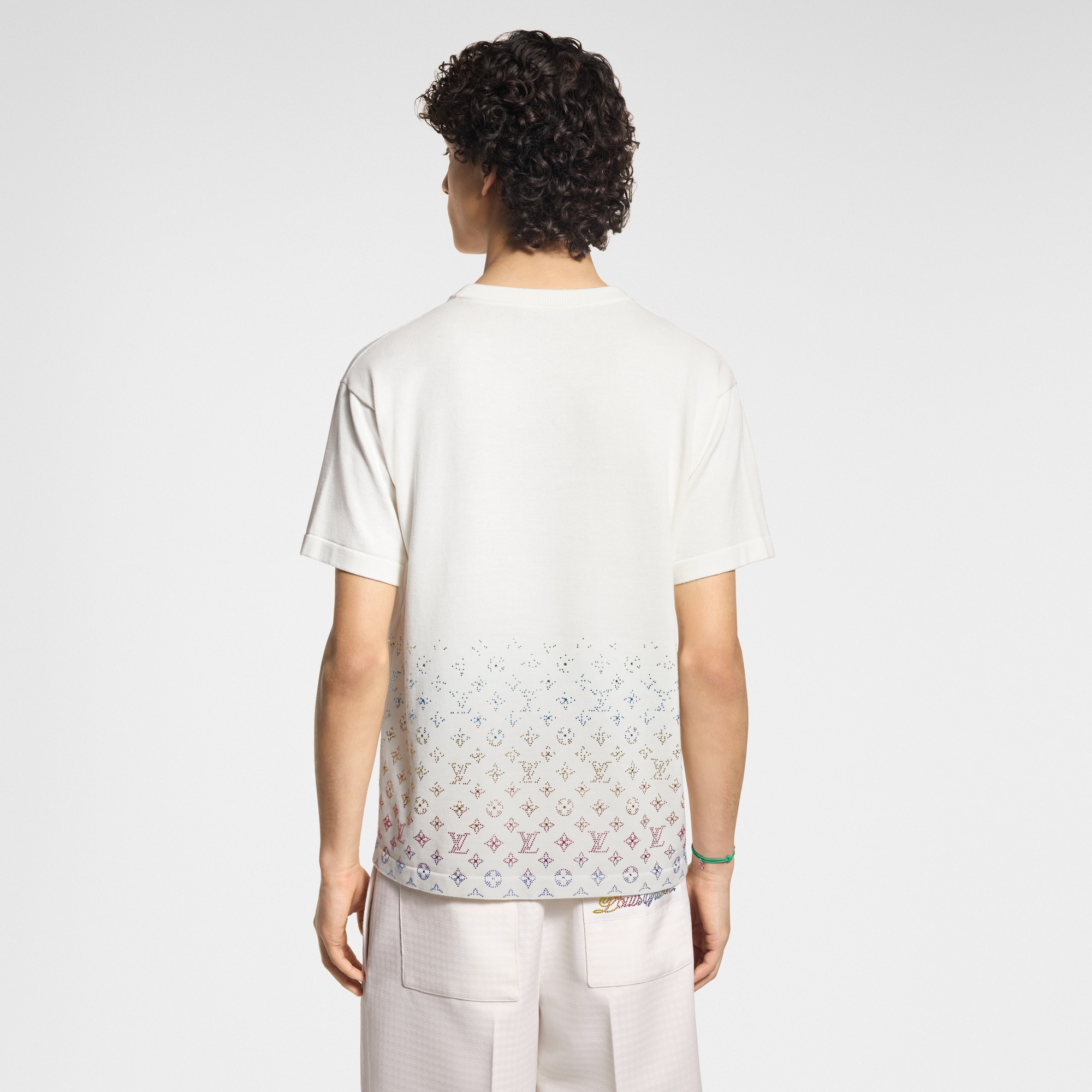T-shirt con motivo Monogram effetto sfumato  Uomo Abbigliamento Maglieria e Felpe | LOUIS VUITTON (Zoom prodotto)