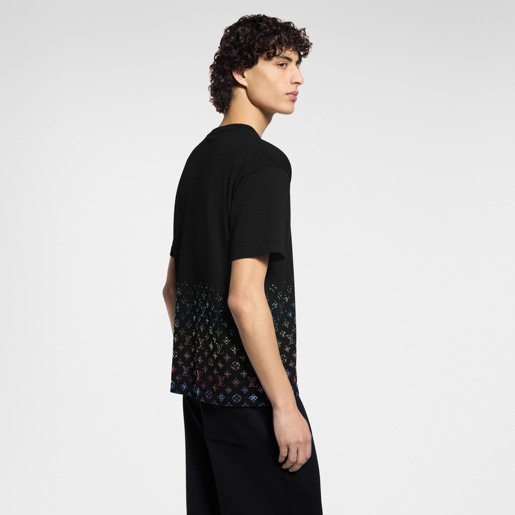 T-shirt con motivo Monogram effetto sfumato  Uomo Abbigliamento Maglieria e Felpe | LOUIS VUITTON (Zoom prodotto)