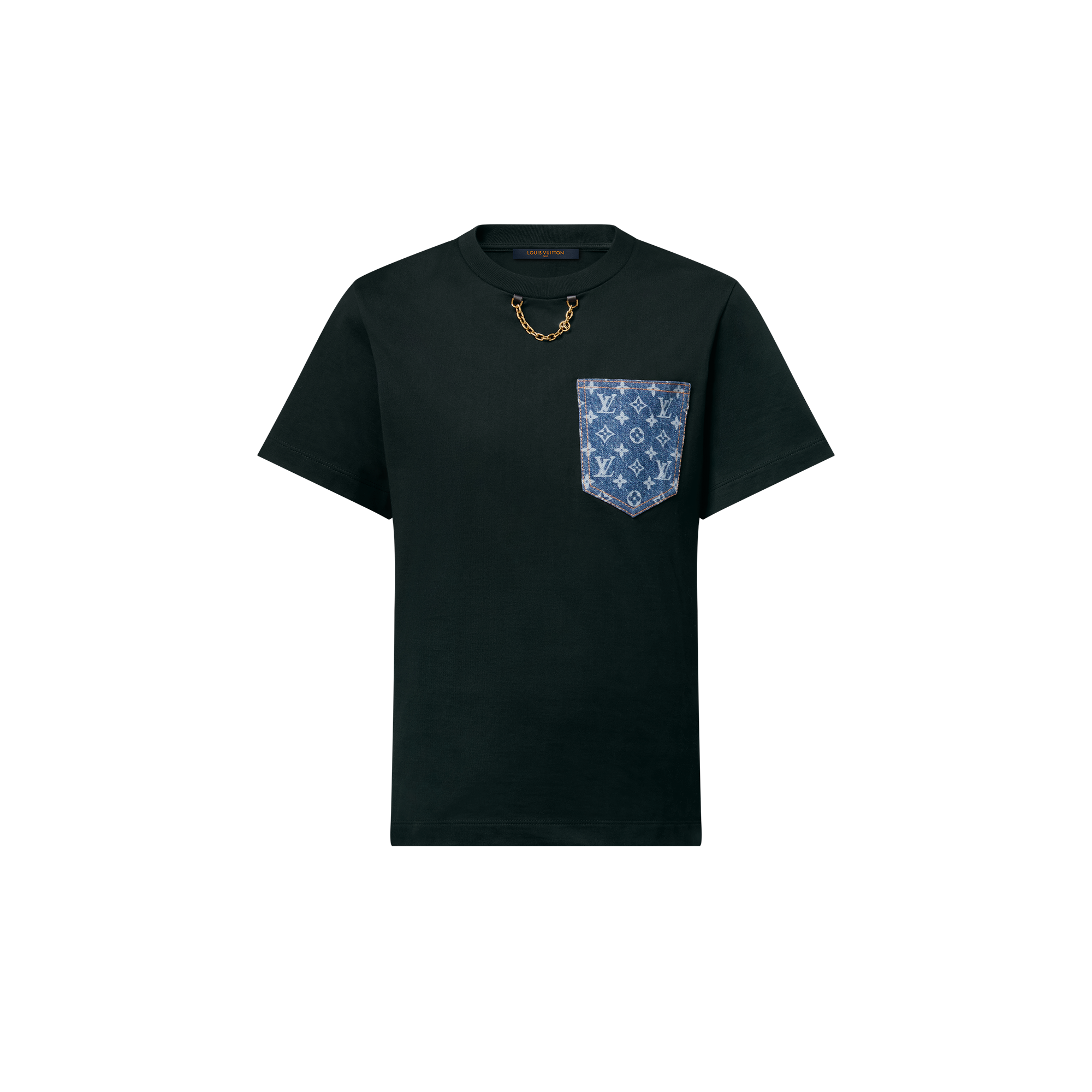 T-shirt con motivo Monogram sulla tasca  Donna Abbigliamento Camicie e T-Shirt | LOUIS VUITTON (Zoom prodotto)