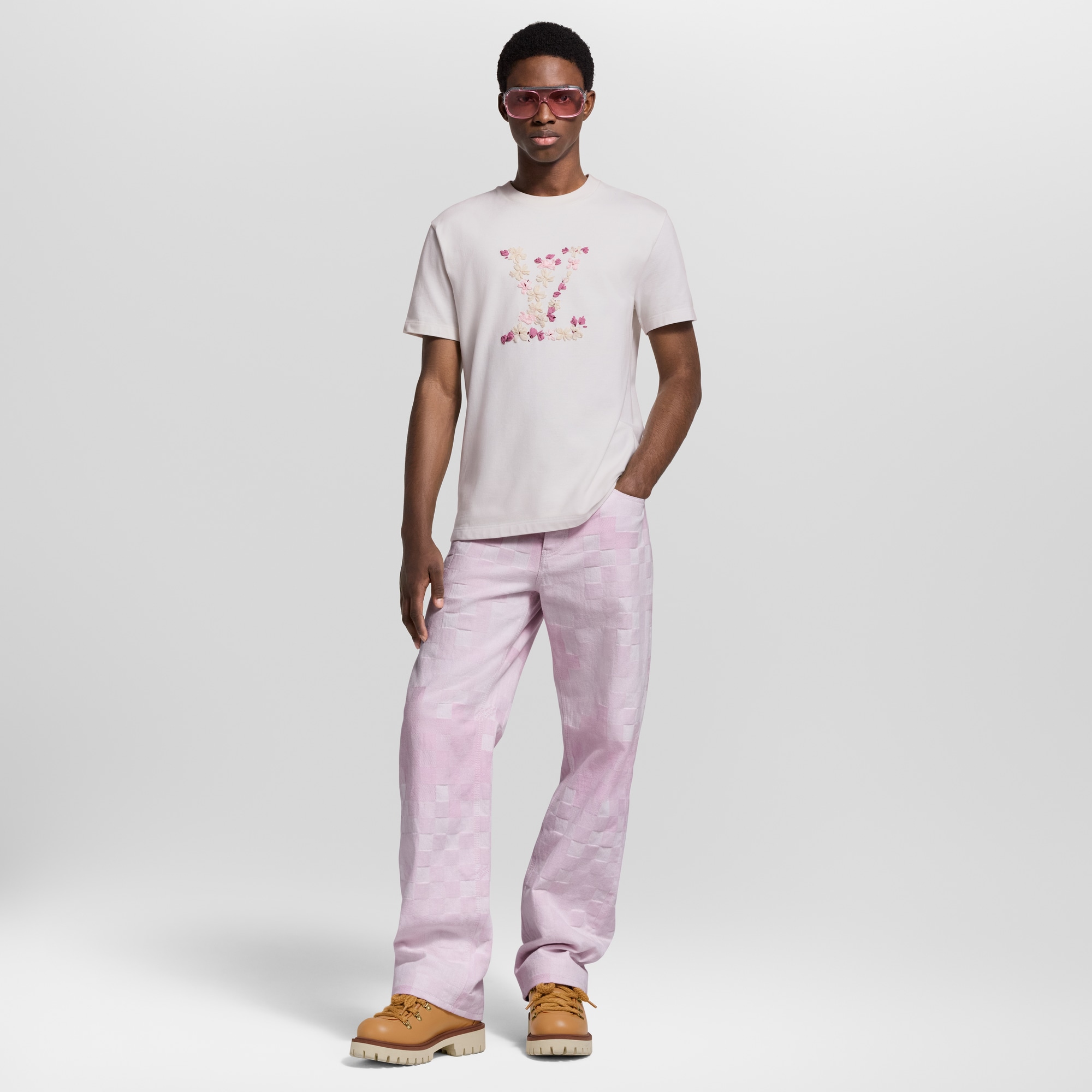 T-shirt con ricami  Uomo Abbigliamento T-Shirt e Polo | LOUIS VUITTON (Zoom prodotto)