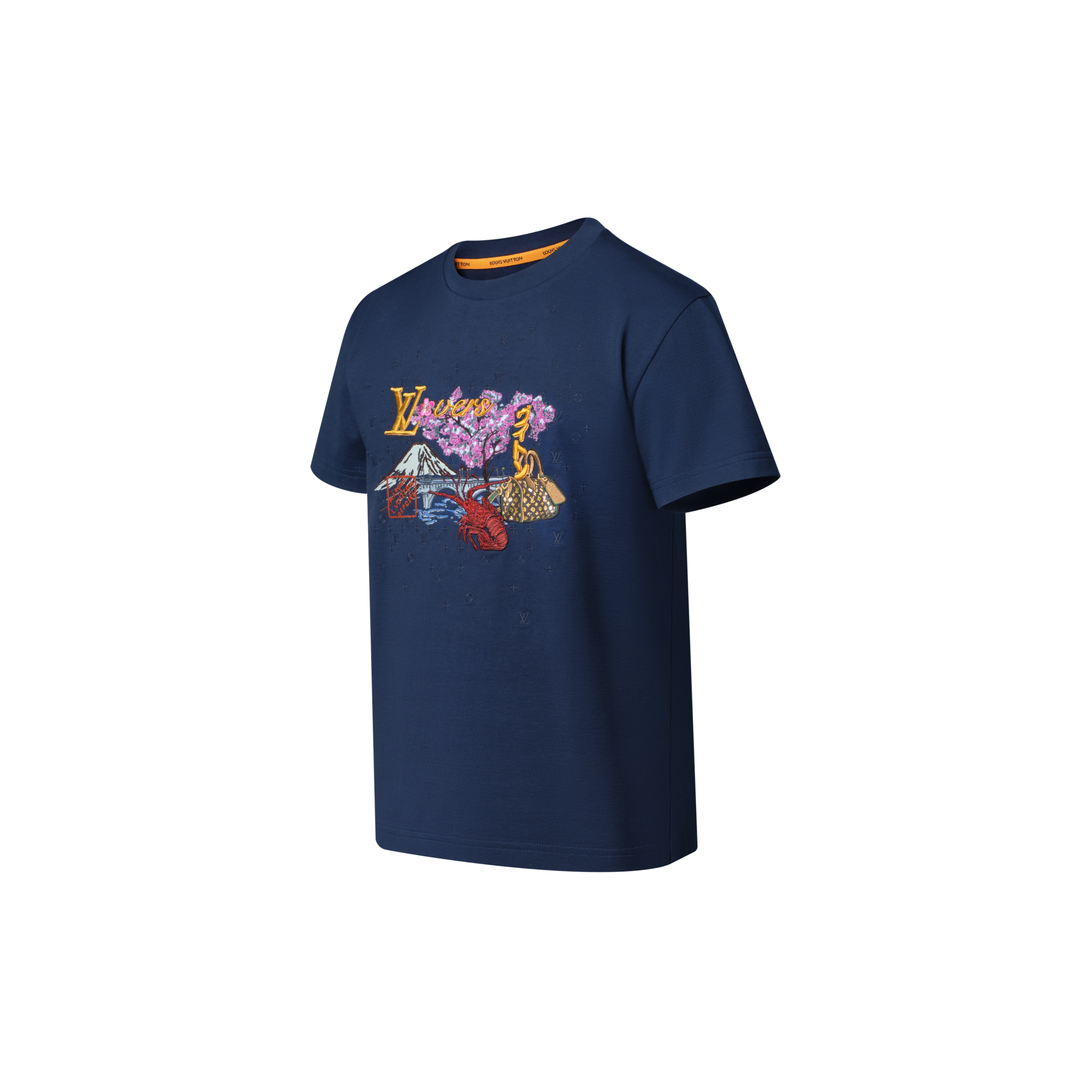 T-shirt con ricami  Uomo Abbigliamento T-Shirt e Polo | LOUIS VUITTON (Zoom prodotto)